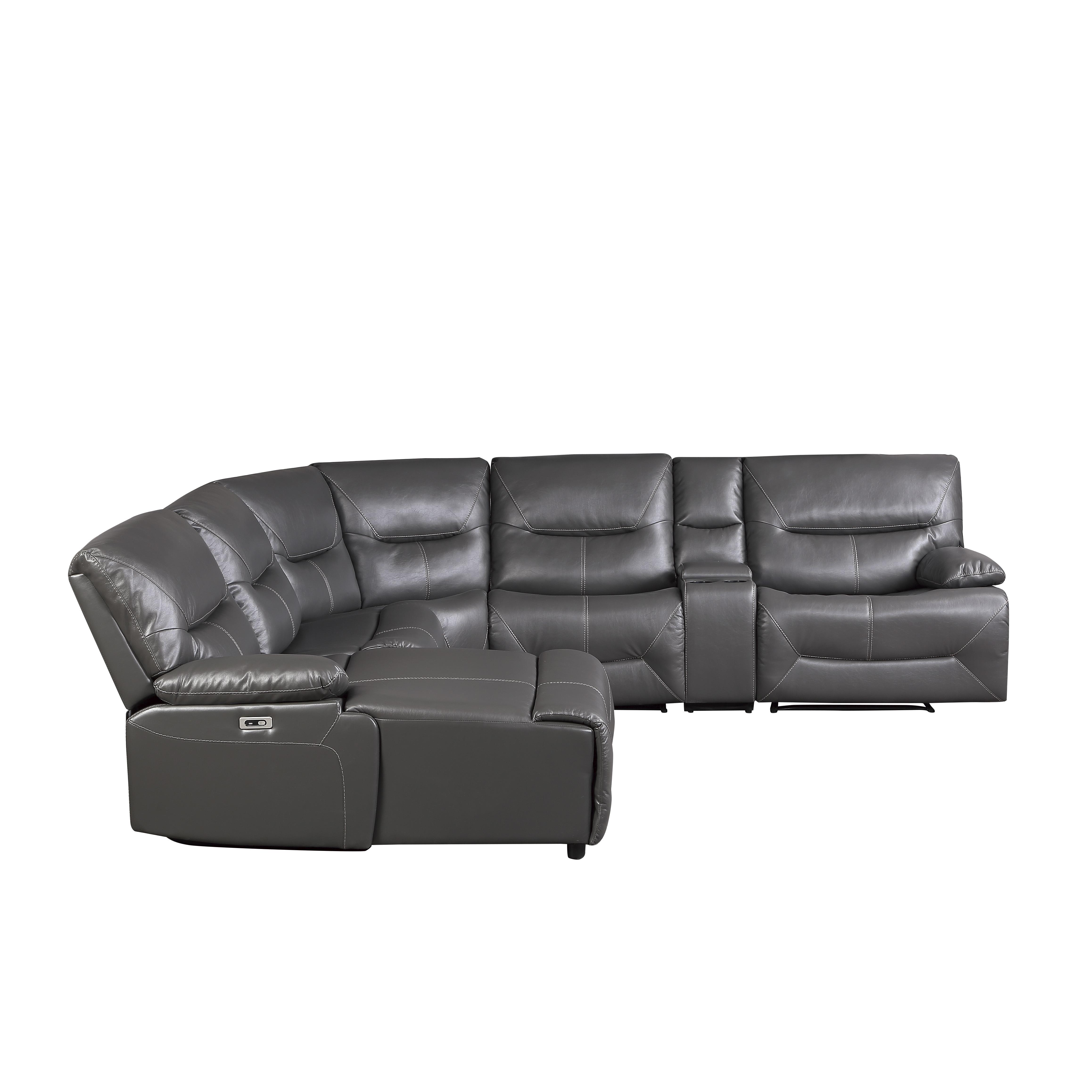 

    
Homelegance 9579GRY*6LCRRPW Dyersburg Power Reclining Sectional Gray 9579GRY*6LCRRPW
