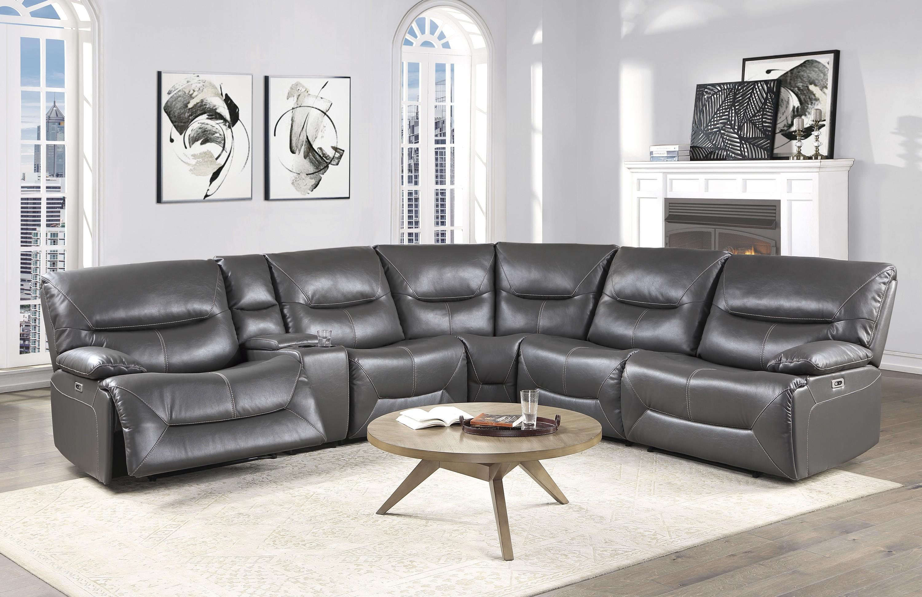

    
9579GRY*6LRRRPW Homelegance Power Reclining Sectional
