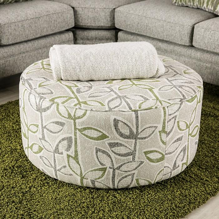 

    
Transitional Gray & Green Linen-like Fabric Ottoman Furniture of America SM8195-OT Gardner
