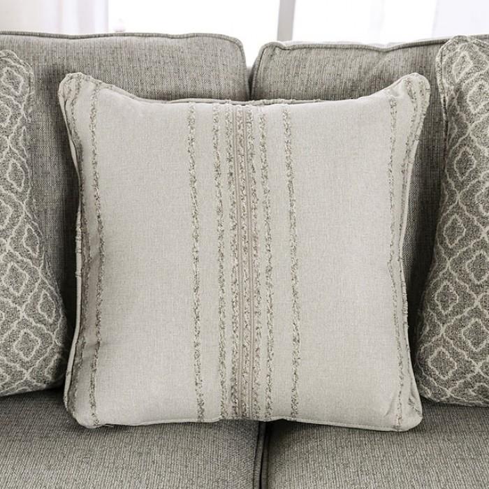 

    
 Order  Transitional Gray Linen-like Fabric Living Room Set 2pcs Furniture of America SM8193-SF Stephney
