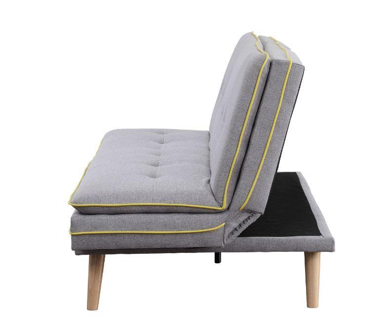 

    
Acme Furniture Savilla Futon sofa Gray 57164
