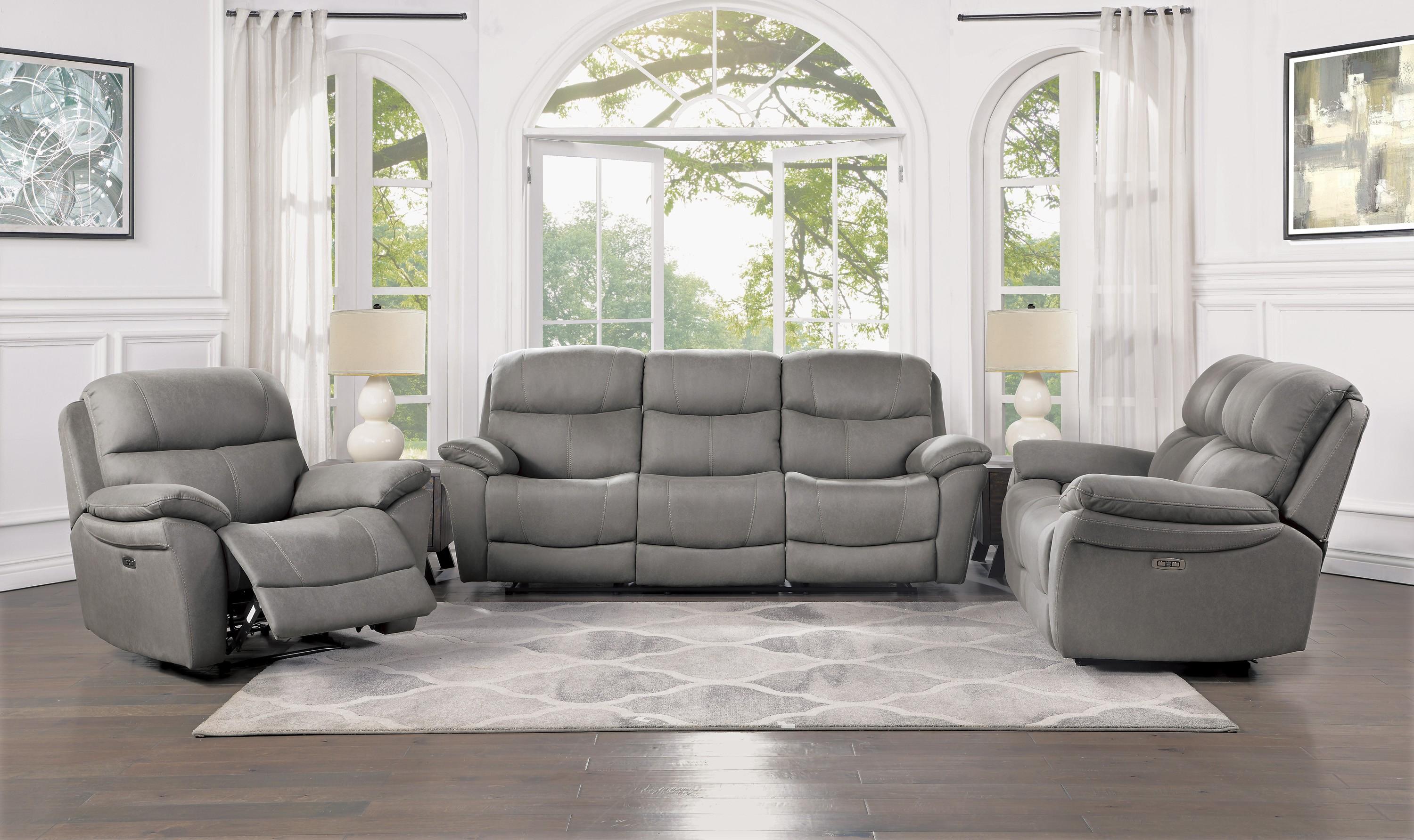 

    
9580GY-2PWH Homelegance Power Reclining Loveseat
