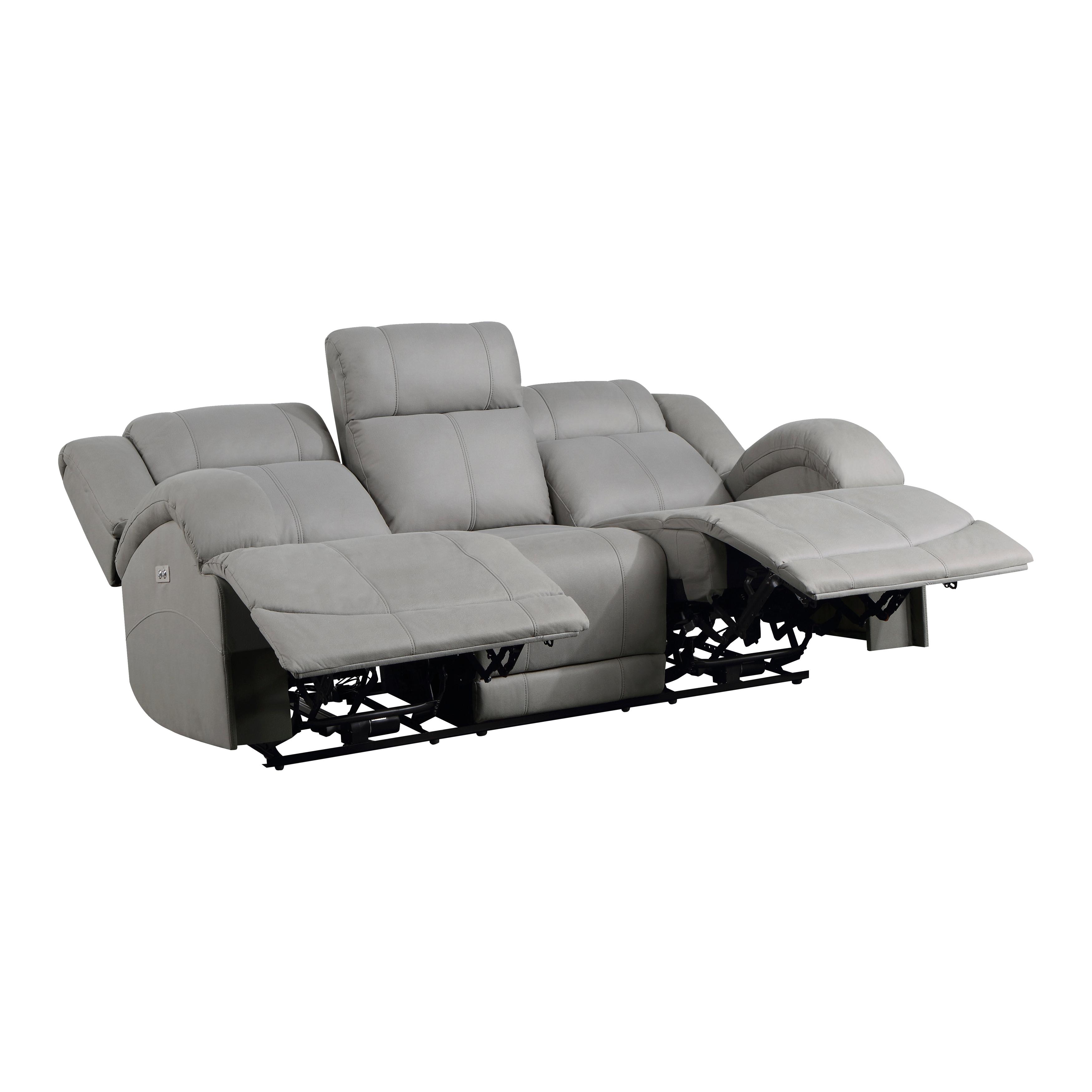 

                    
Homelegance 9207GRY-PW-2PC Camryn Power Reclining Set Gray Microfiber Purchase 
