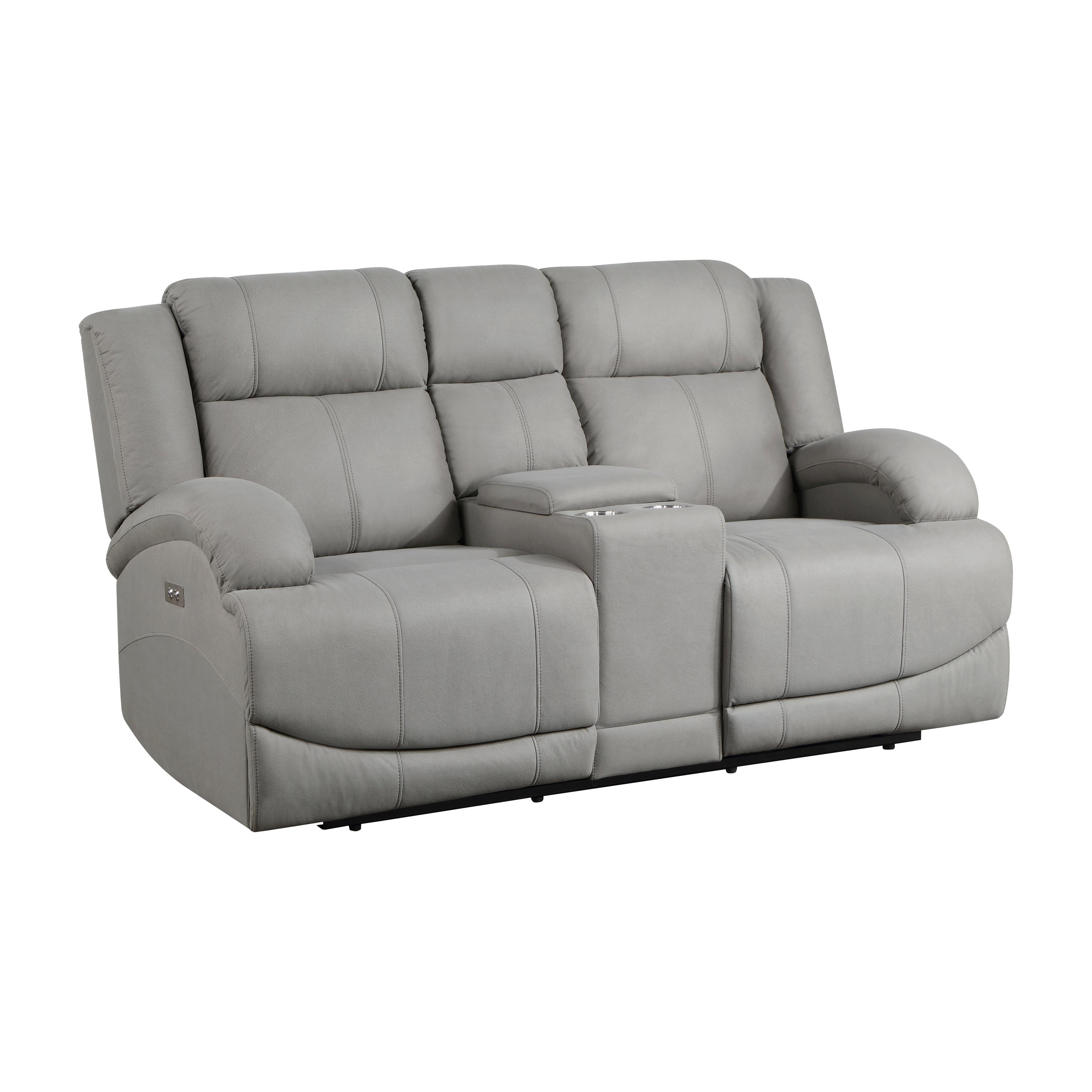 

    
9207GRY-PW-2PC Transitional Gray Microfiber Power Reclining Set 2pcs Homelegance 9207GRY-PW Camryn
