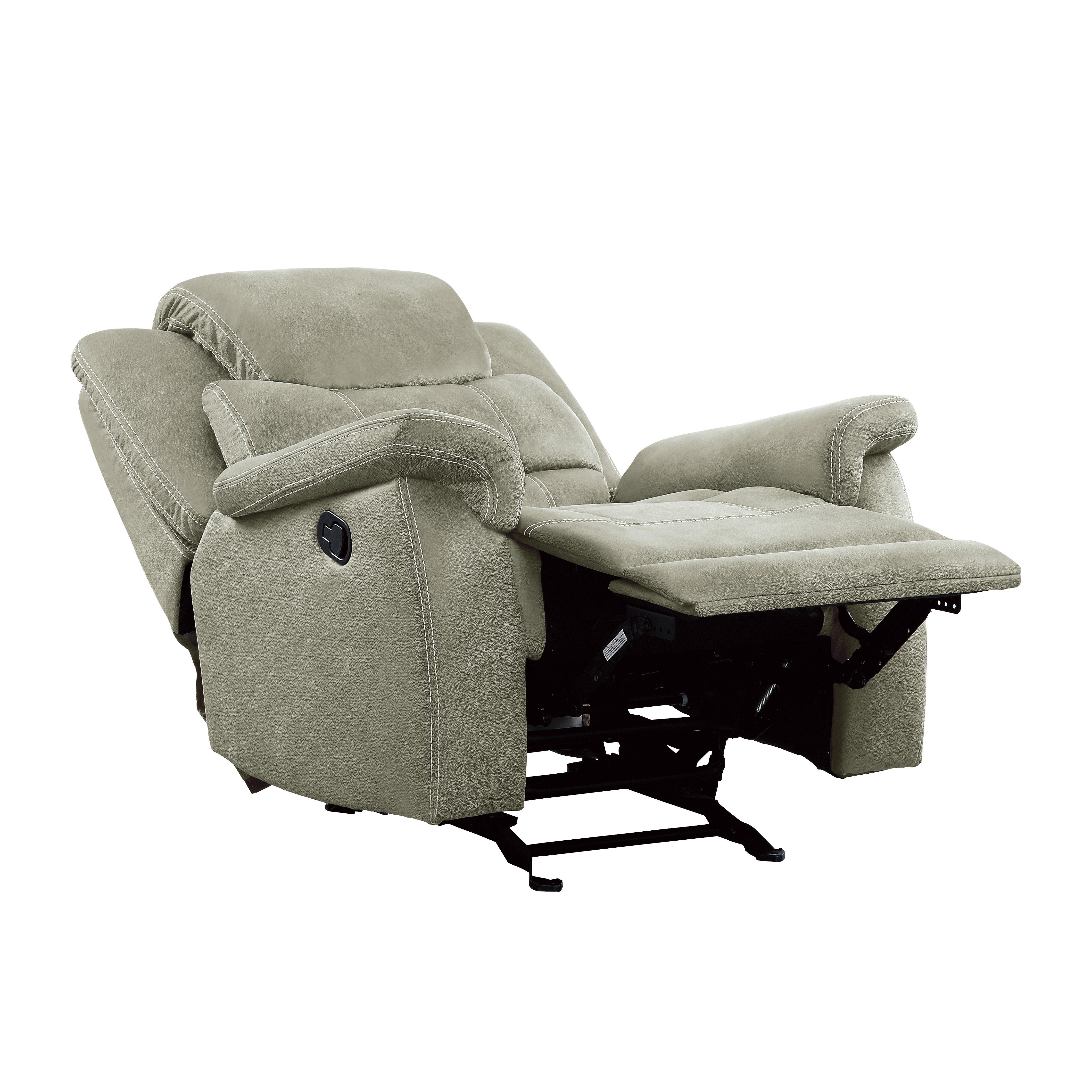 

    
Homelegance 9848GY-1 Shola Reclining Chair Gray 9848GY-1
