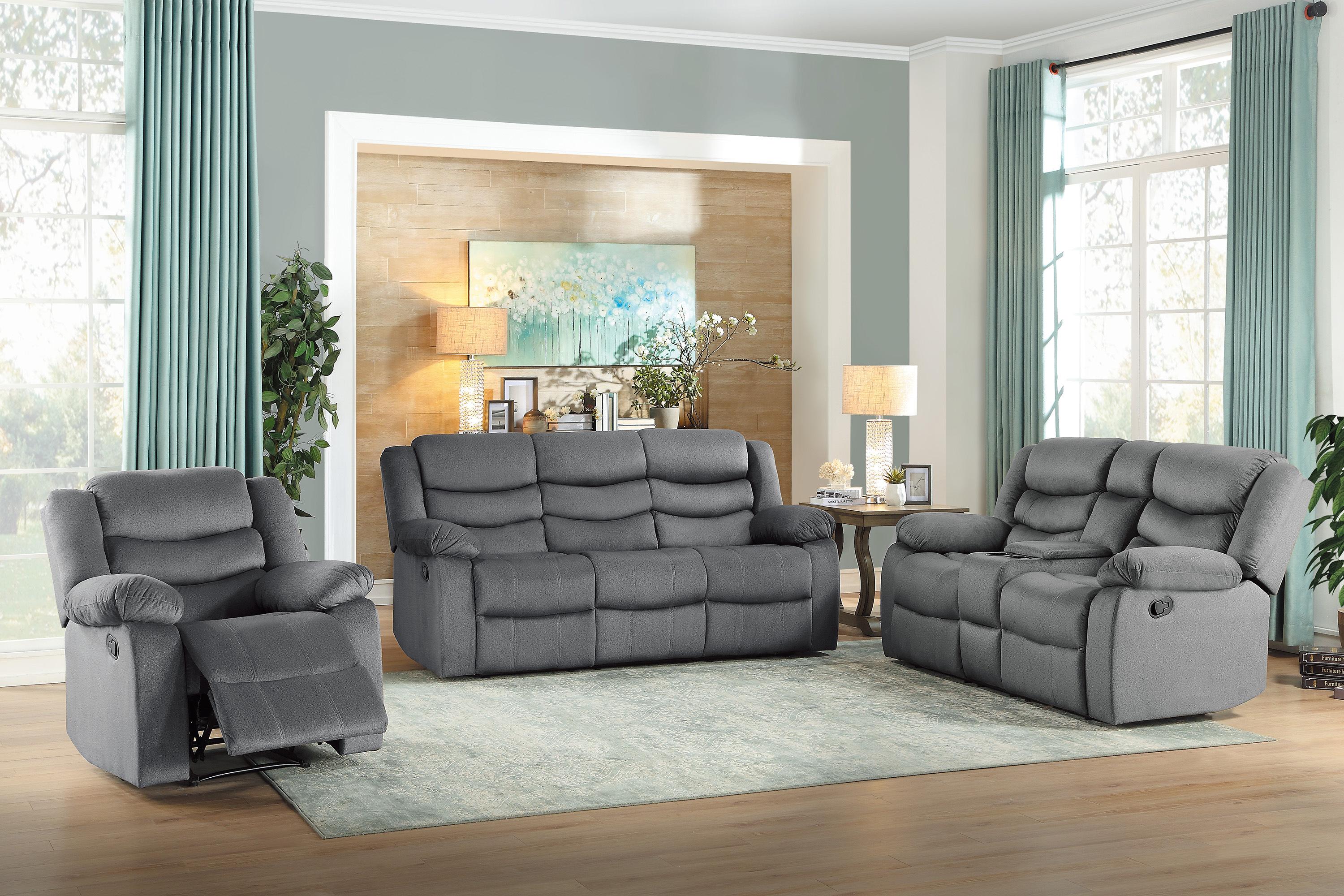 

    
9526GY-2 Discus Reclining Loveseat

