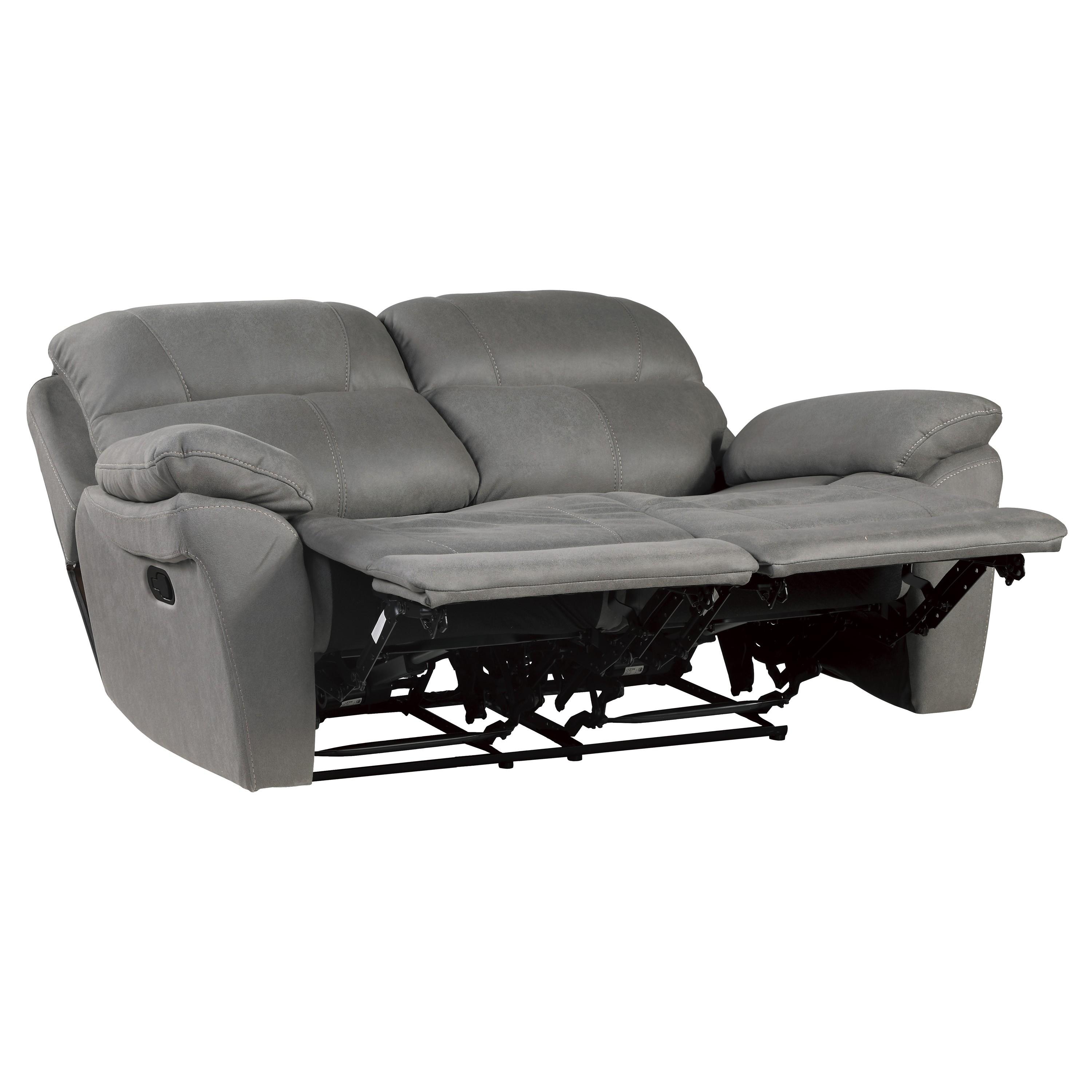 

    
Homelegance 9580GY-2 Longvale Reclining Loveseat Gray 9580GY-2
