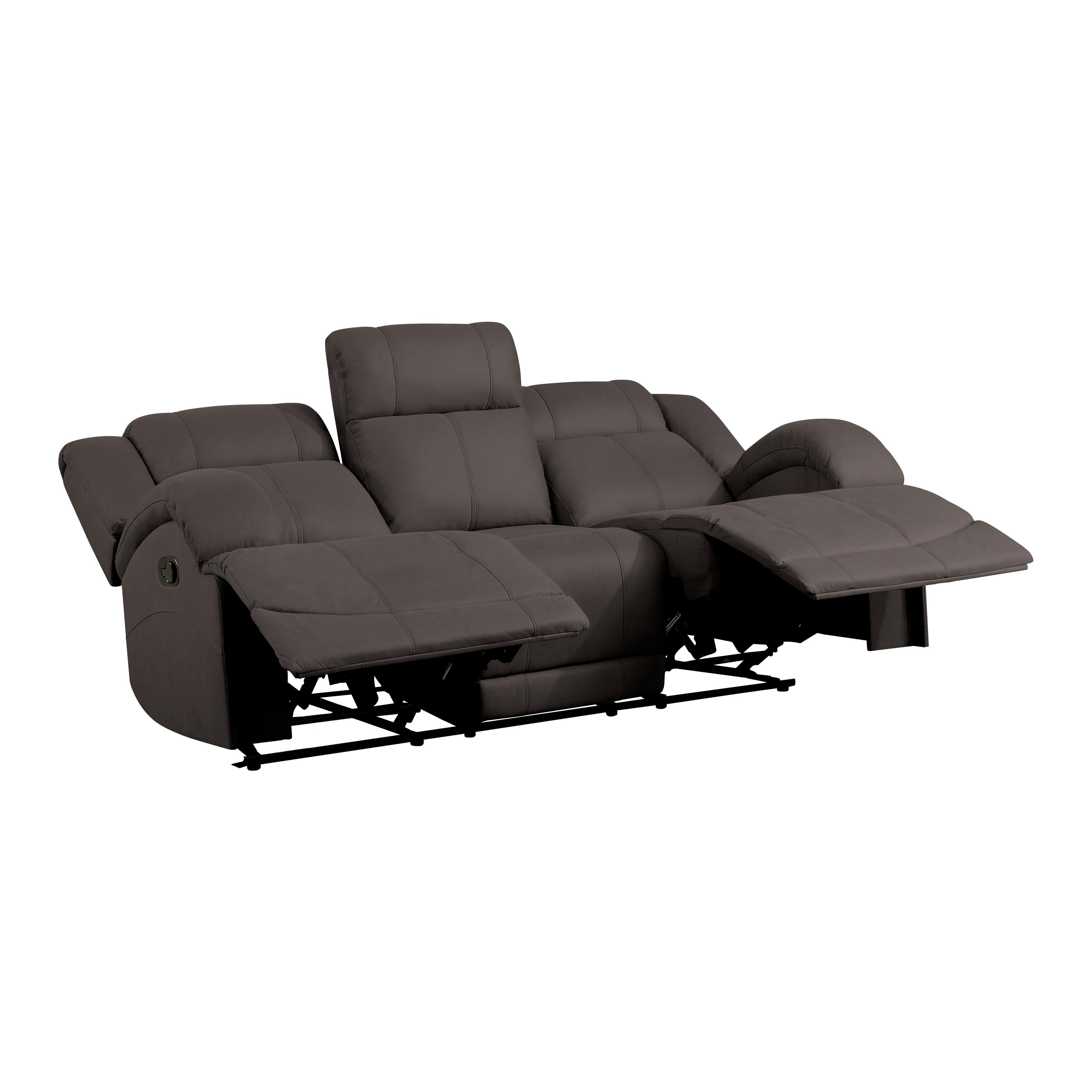 

                    
Homelegance 9207GRY-3PC Camryn Reclining Set Gray Microfiber Purchase 
