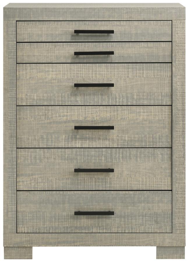 

    
Transitional Gray Oak Solid Hardwood Chest Coaster 224345 Channing
