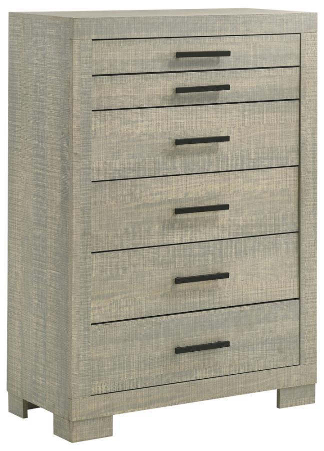 

    
Transitional Gray Oak Solid Hardwood Chest Coaster 224345 Channing
