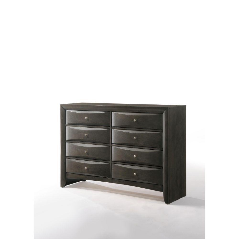 

    
 Shop  Transitional Gray Oak Wood Full 5PCS Bedroom Set w/ Storage by Acme Ireland 22710F-5pcs
