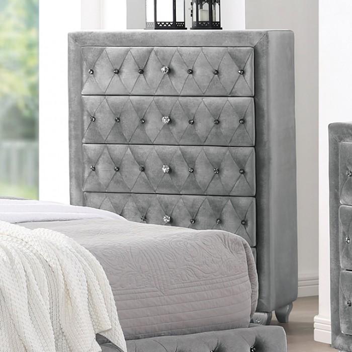 

                    
Buy Transitional Gray Solid Wood CAL Bedroom Set 6pcs Furniture of America CM7130GY Zohar
