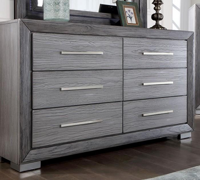 

                    
Buy Transitional Gray Solid Wood California King Panel Bedroom Set 5PCS Furniture of America Raiden CM7468GY-CK-5PCS
