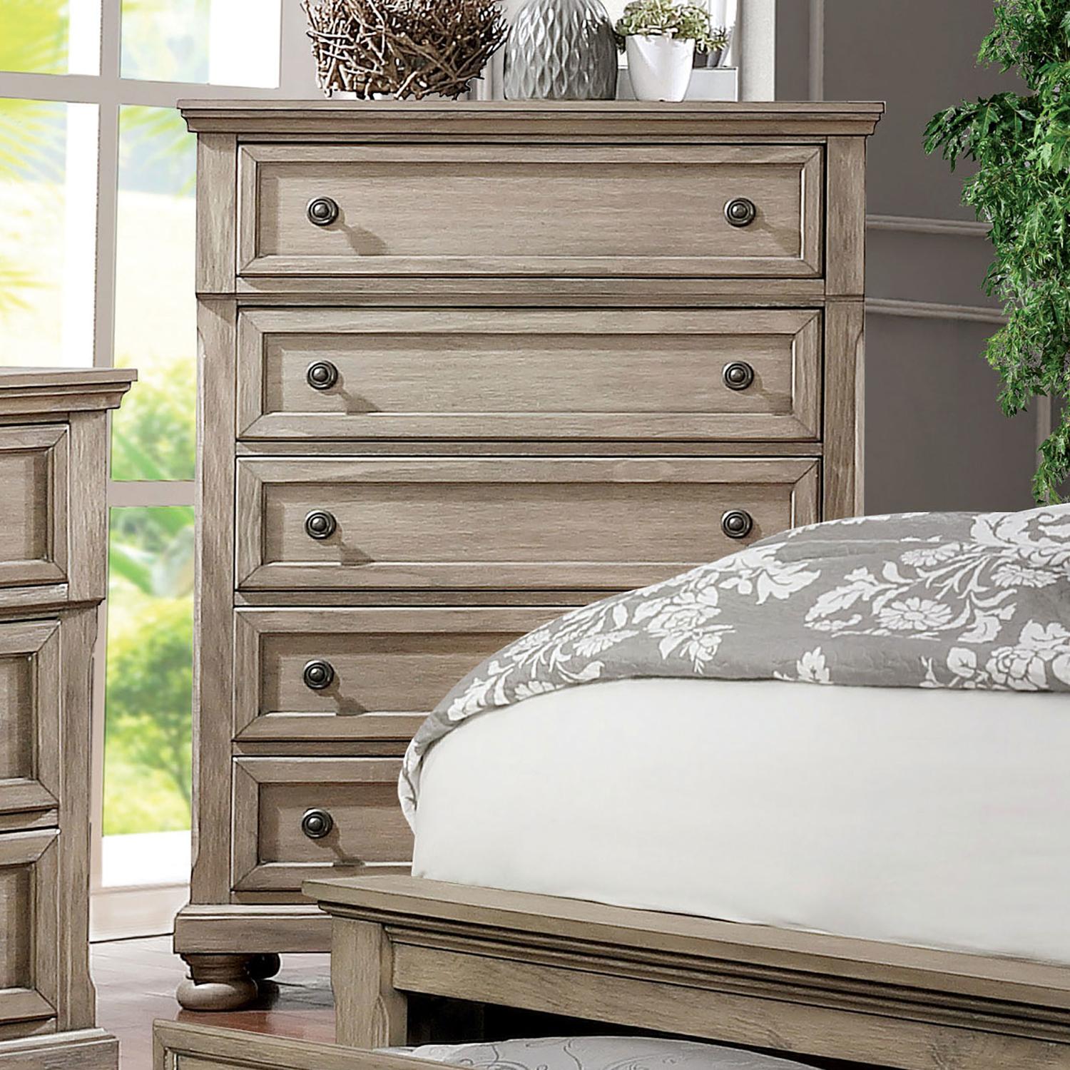 Transitional Chest CM7568C Wells CM7568C in Gray 