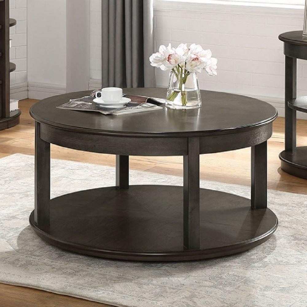 Transitional Coffee Table and 2 End Tables CM4277C-3PC Oelrichs CM4277C-3PC in Gray 