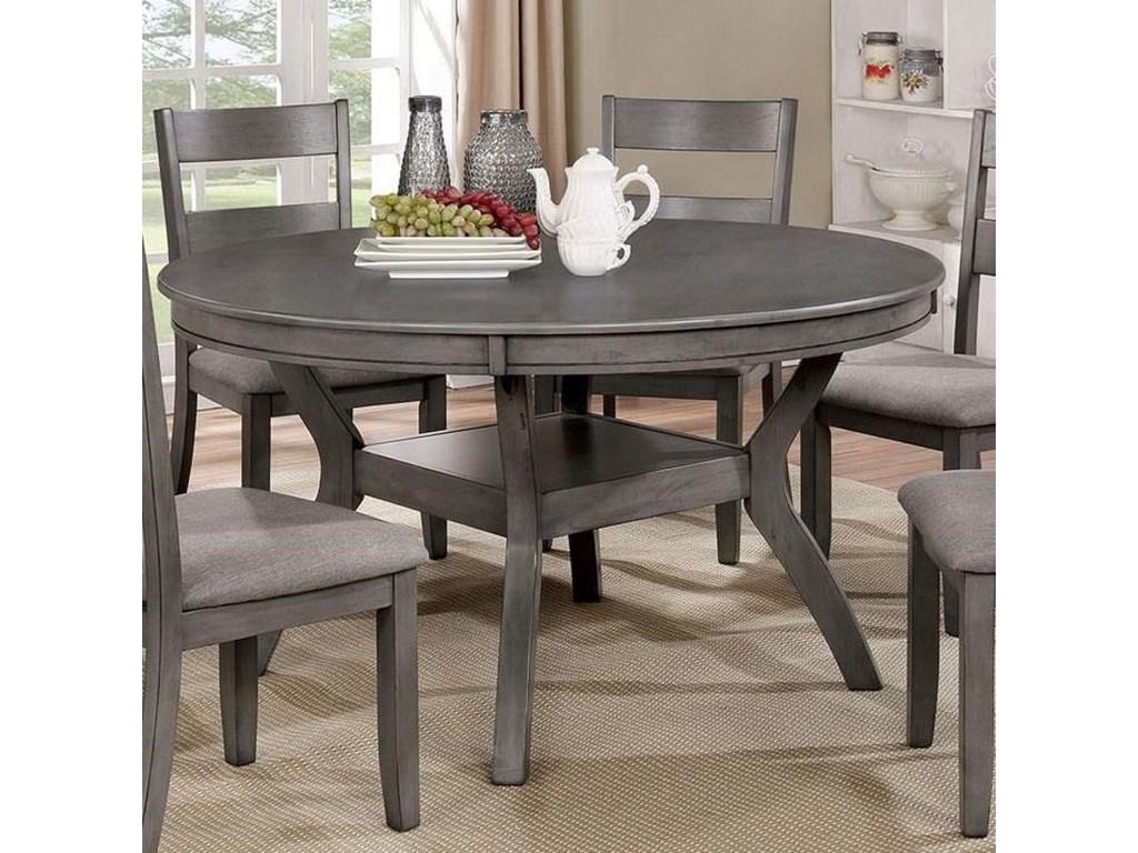 

    
Transitional Gray Solid Wood Dining Table Furniture of America CM3162RT Juniper
