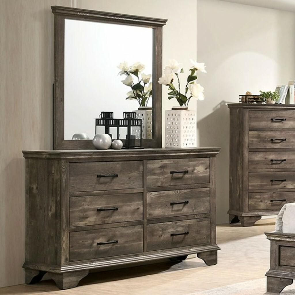 

    
Transitional Gray Solid Wood Dresser Furniture of America CM7186D Fortworth
