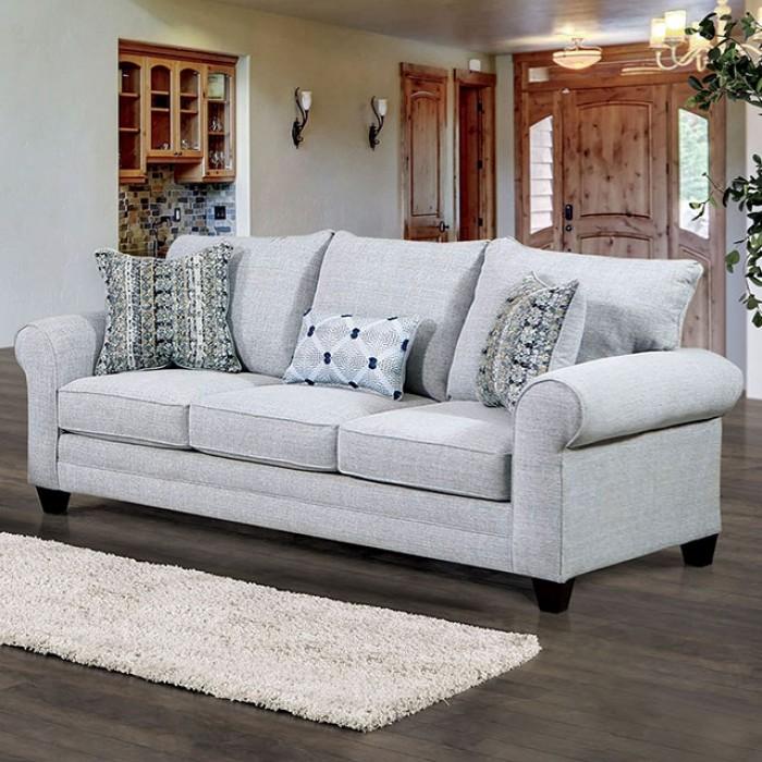 

    
Transitional Gray Solid Wood Sofa Furniture of America Aberporth SM5406-SF-S
