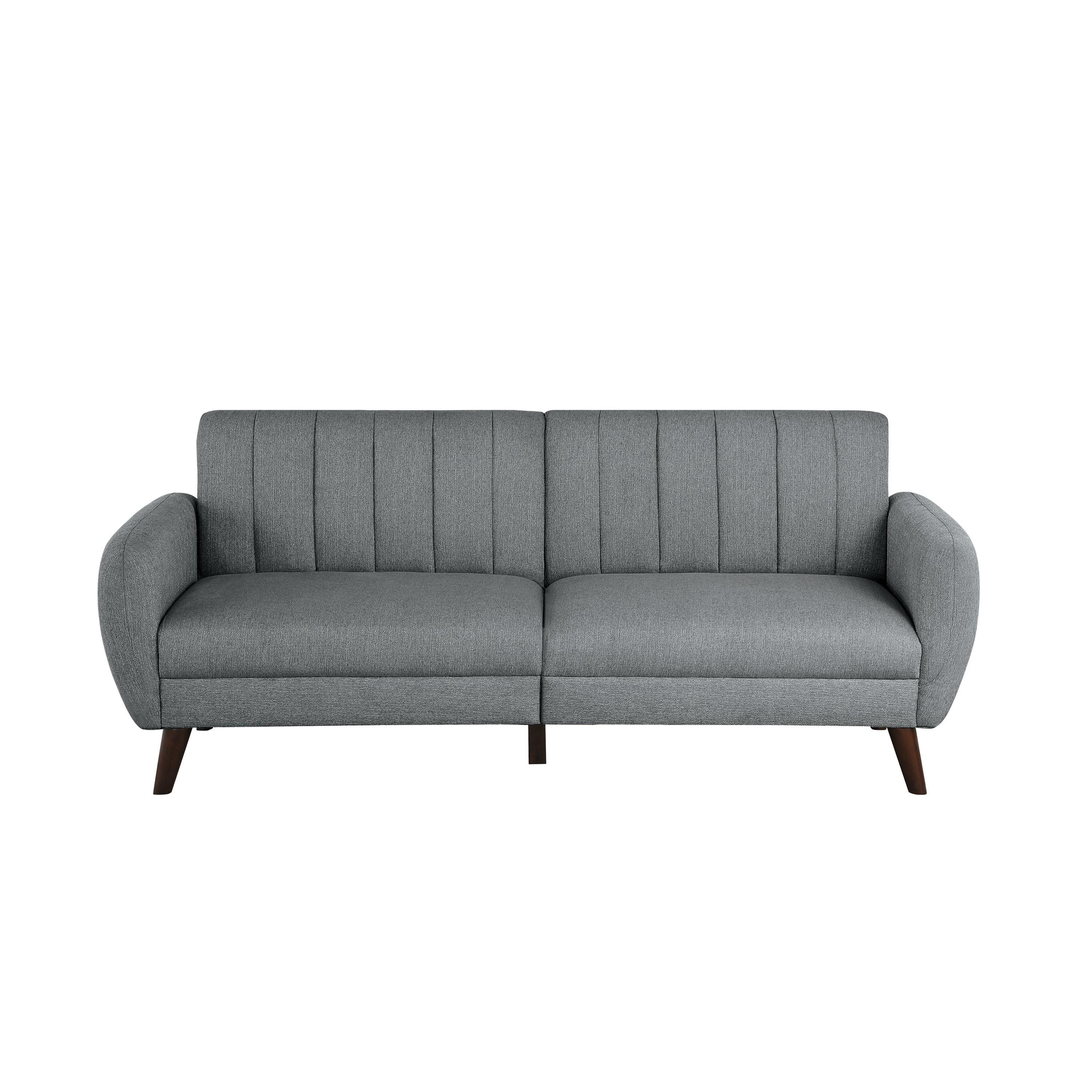 Transitional Sofa 9833GY-3CL Gabi 9833GY-3CL in Gray Fabric