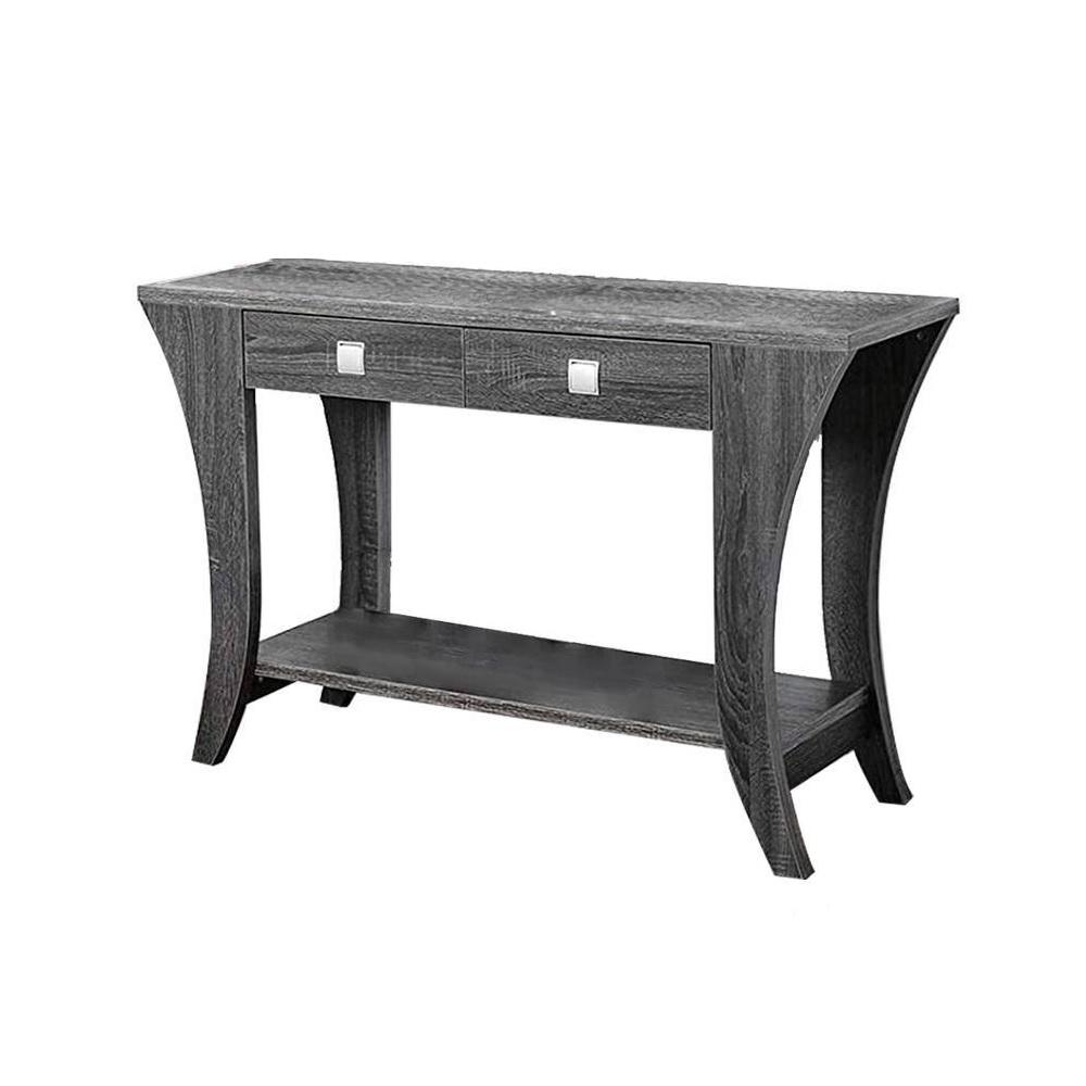 

    
Transitional Gray Solid Wood Sofa Table Furniture of America CM4085S Amity
