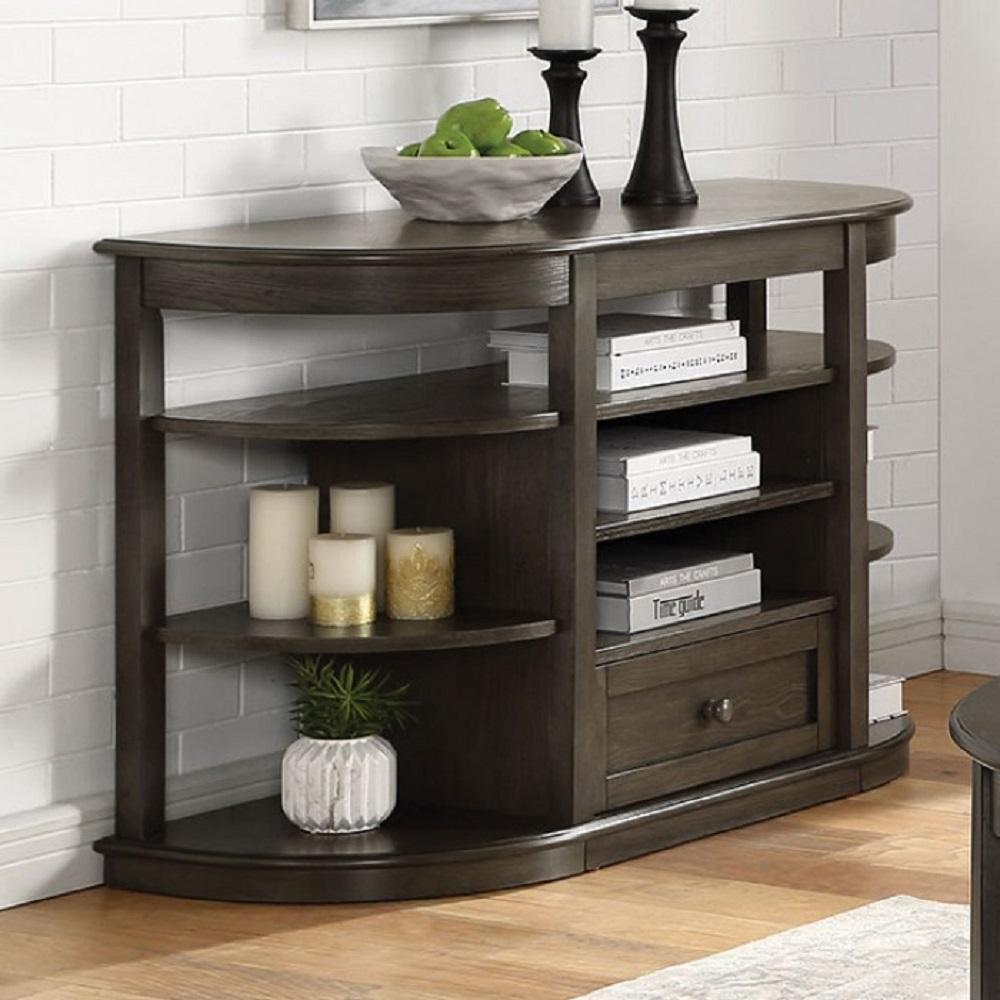 Transitional Sofa Table CM4277S Oelrichs CM4277S in Gray 