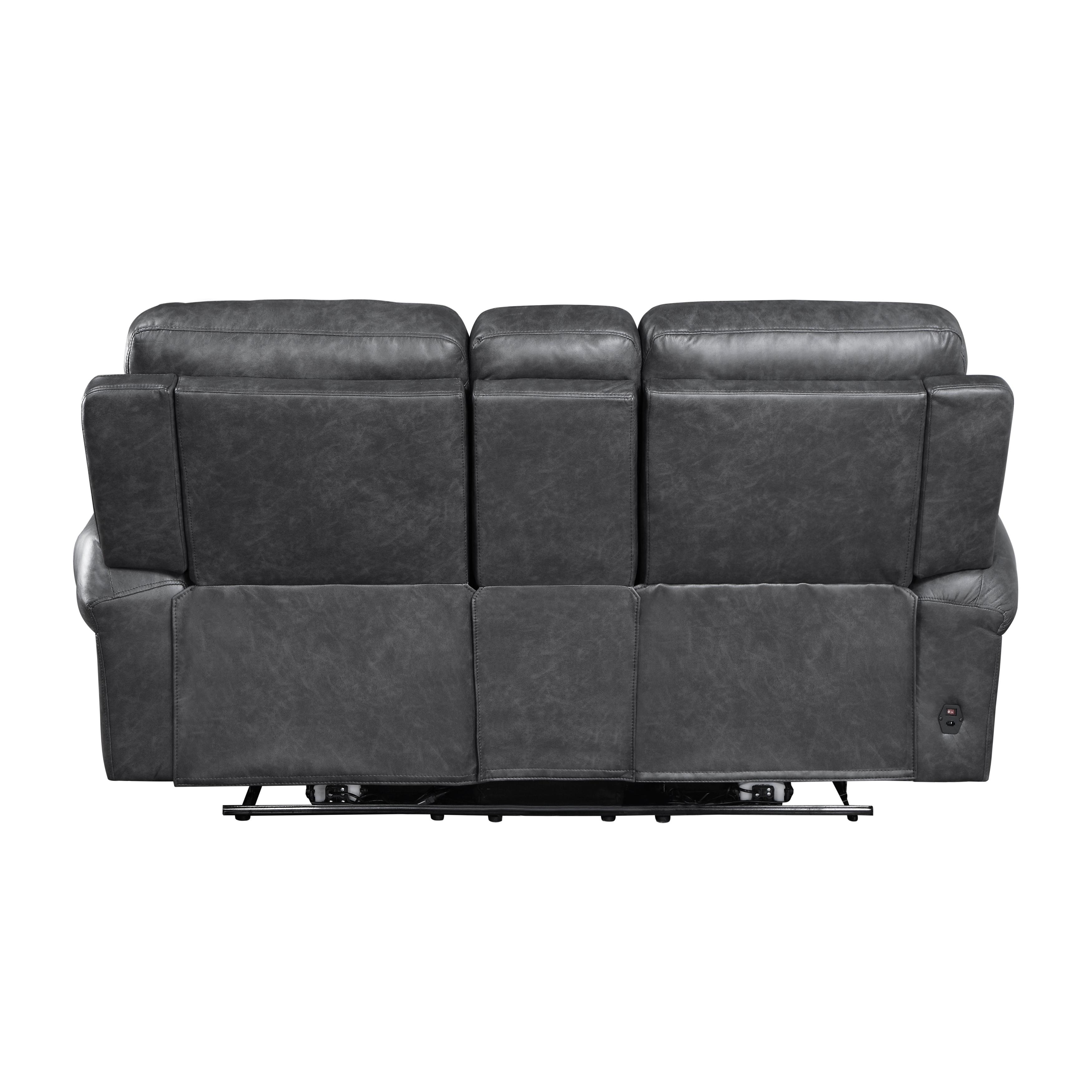 

                    
Homelegance 9488GY-2PW Granville Power Reclining Loveseat Gray Suede Purchase 
