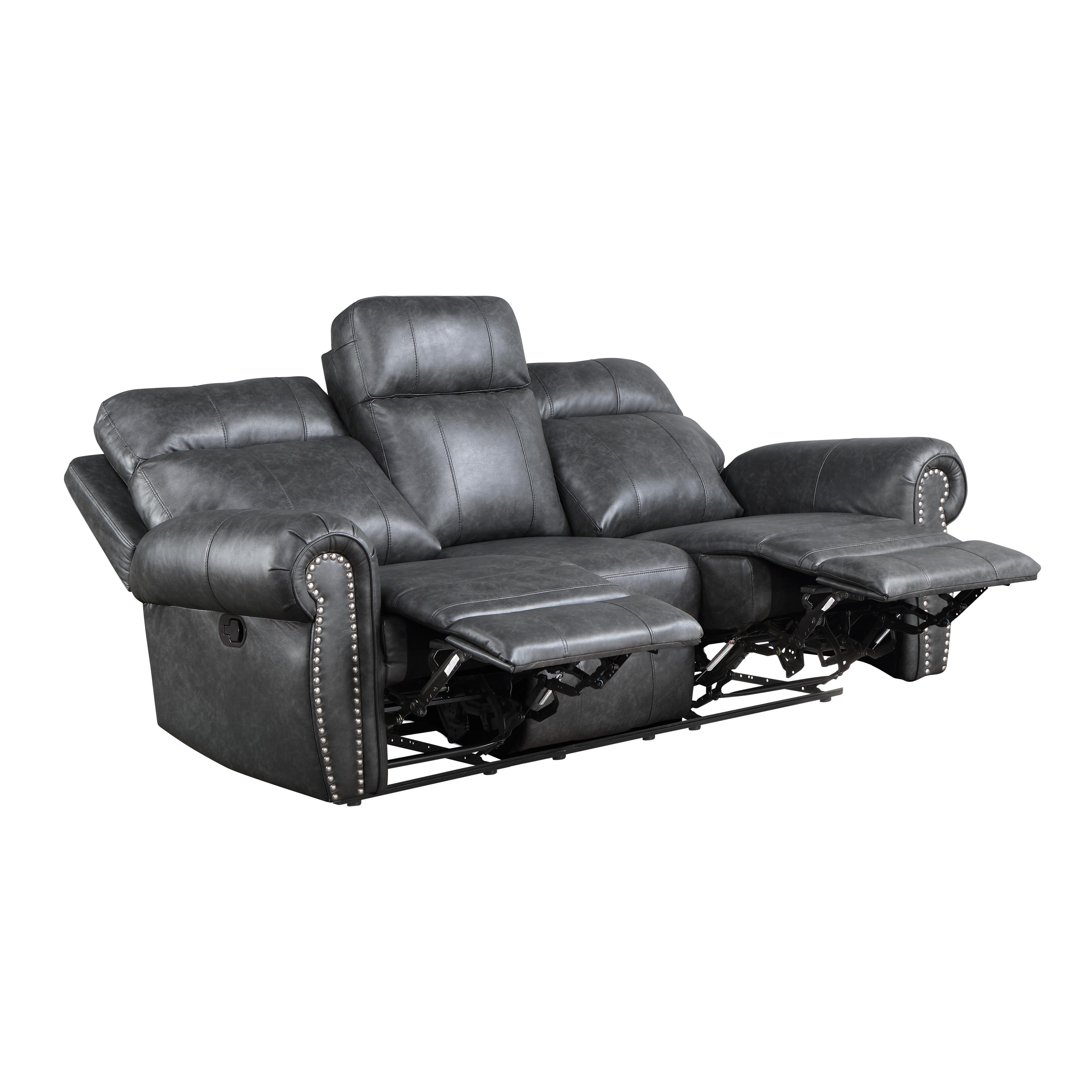 

    
Homelegance 9488GY-3 Granville Reclining Sofa Gray 9488GY-3
