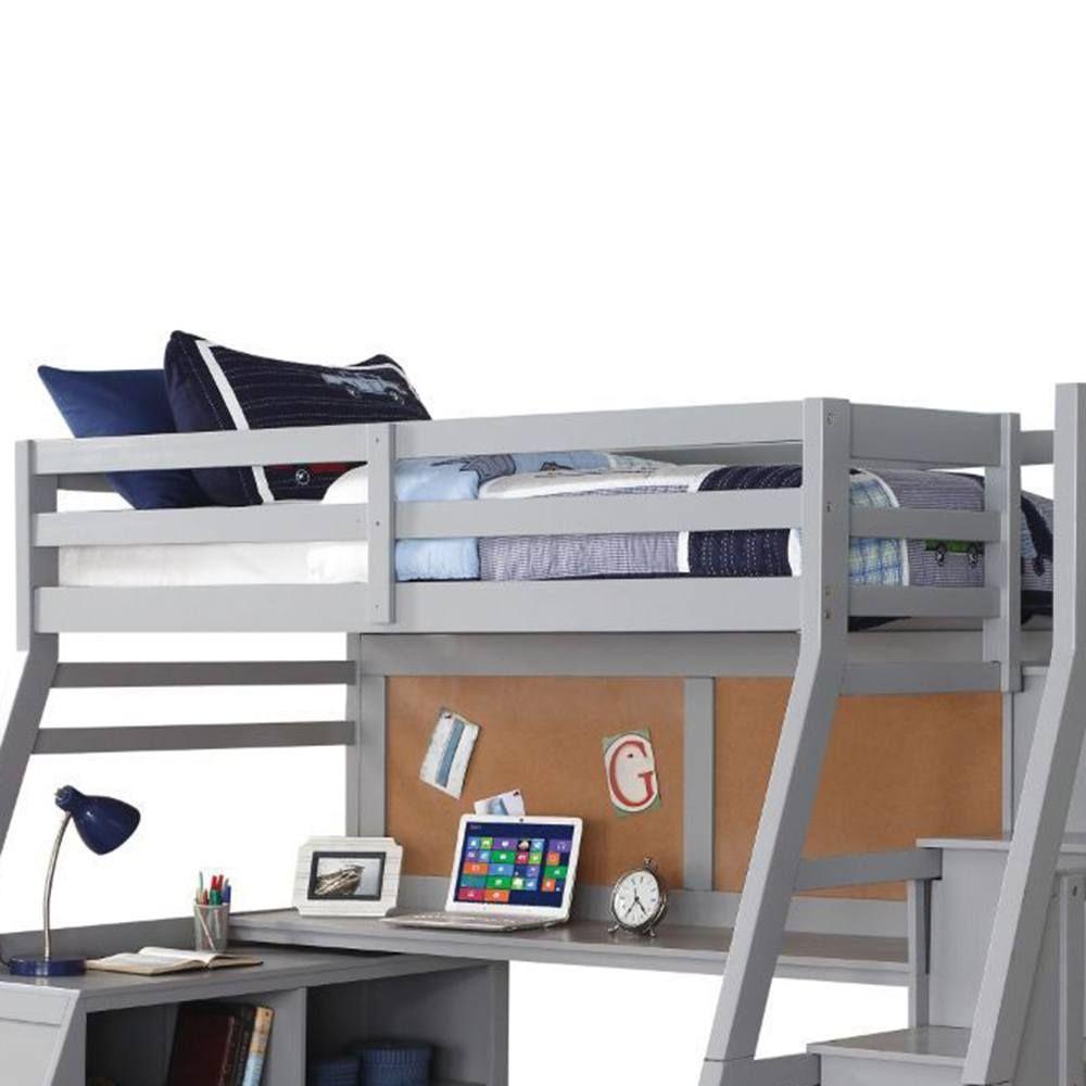 

                    
Buy Transitional Gray Twin Loft Bed by Acme Jason II 37445
