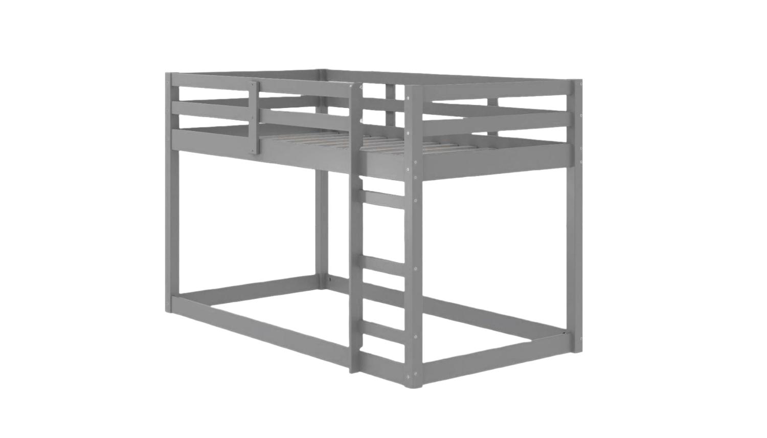 

    
Transitional Gray Twin Loft Bed Wood by Acme Gaston 38180
