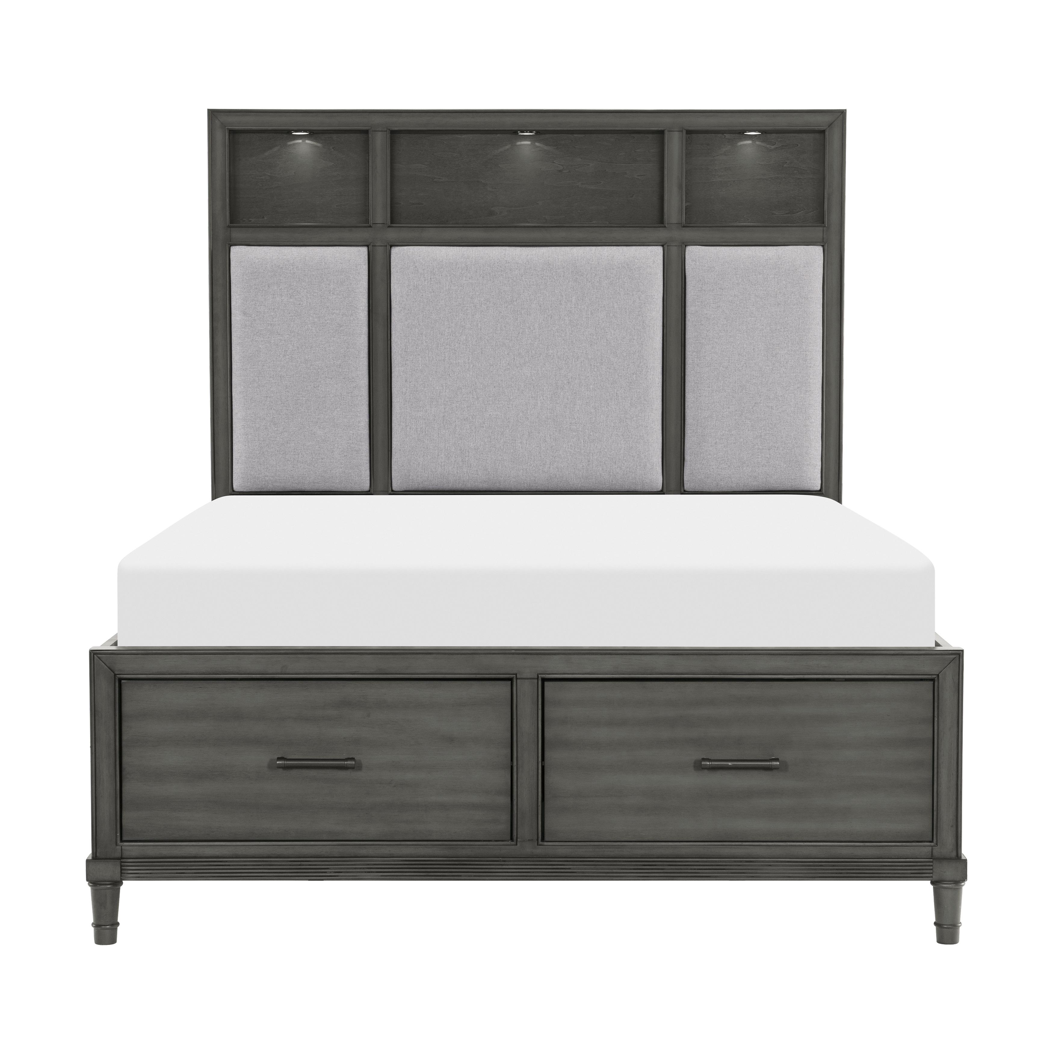 

                    
Homelegance 1573K-1CK*-3PC Wittenberry Bed and 2 Nightstands Set Gray  Purchase 
