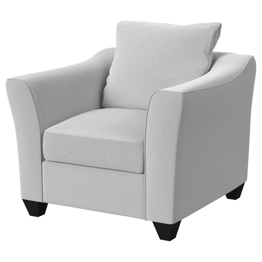 

    
Transitional Gray Wood Chair Coaster Salizar 508583
