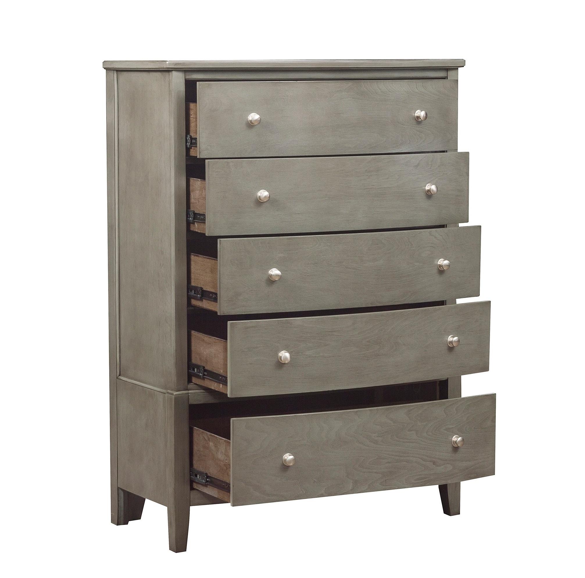 

    
Transitional Gray Wood Chest Homelegance 1730GY-9 Cotterill
