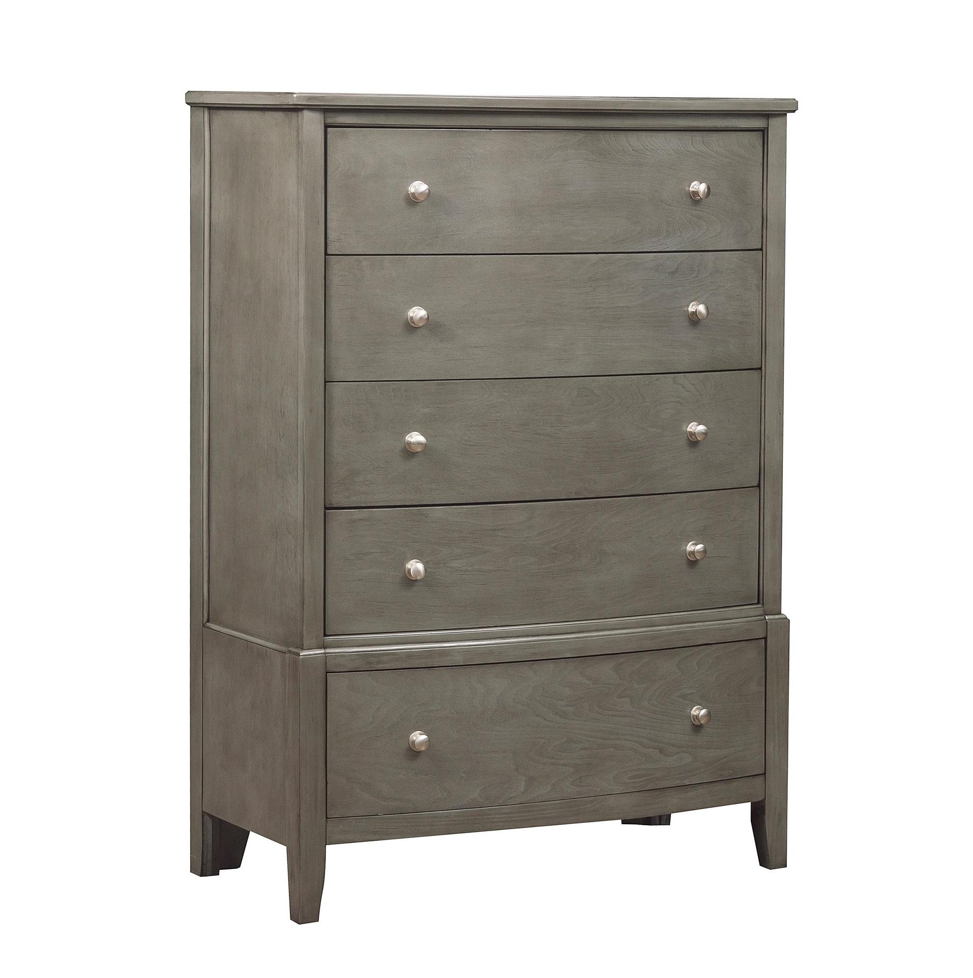 

    
Transitional Gray Wood Chest Homelegance 1730GY-9 Cotterill
