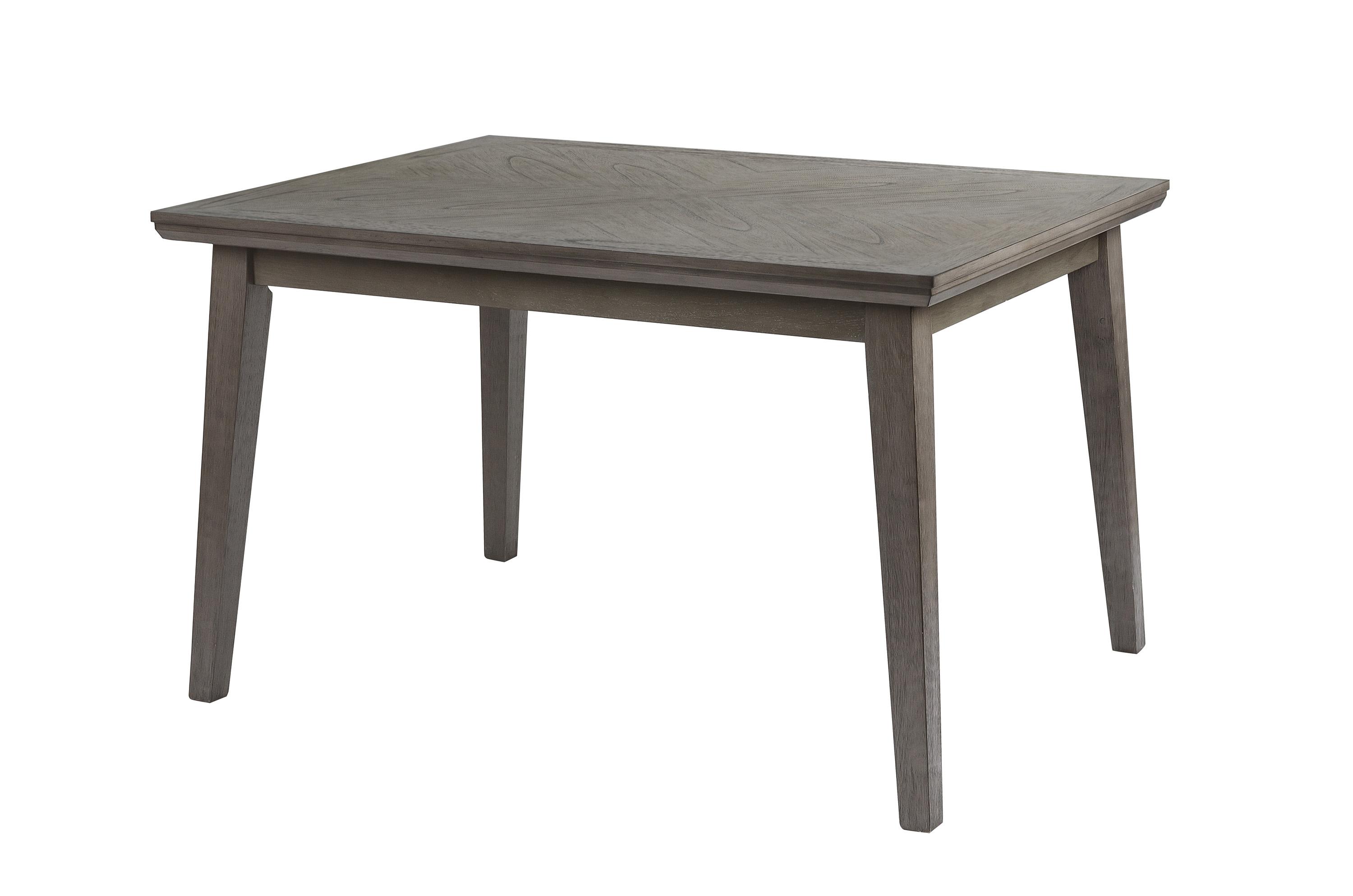 

    
Transitional Gray Wood Dining Table Homelegance 5163-48 University
