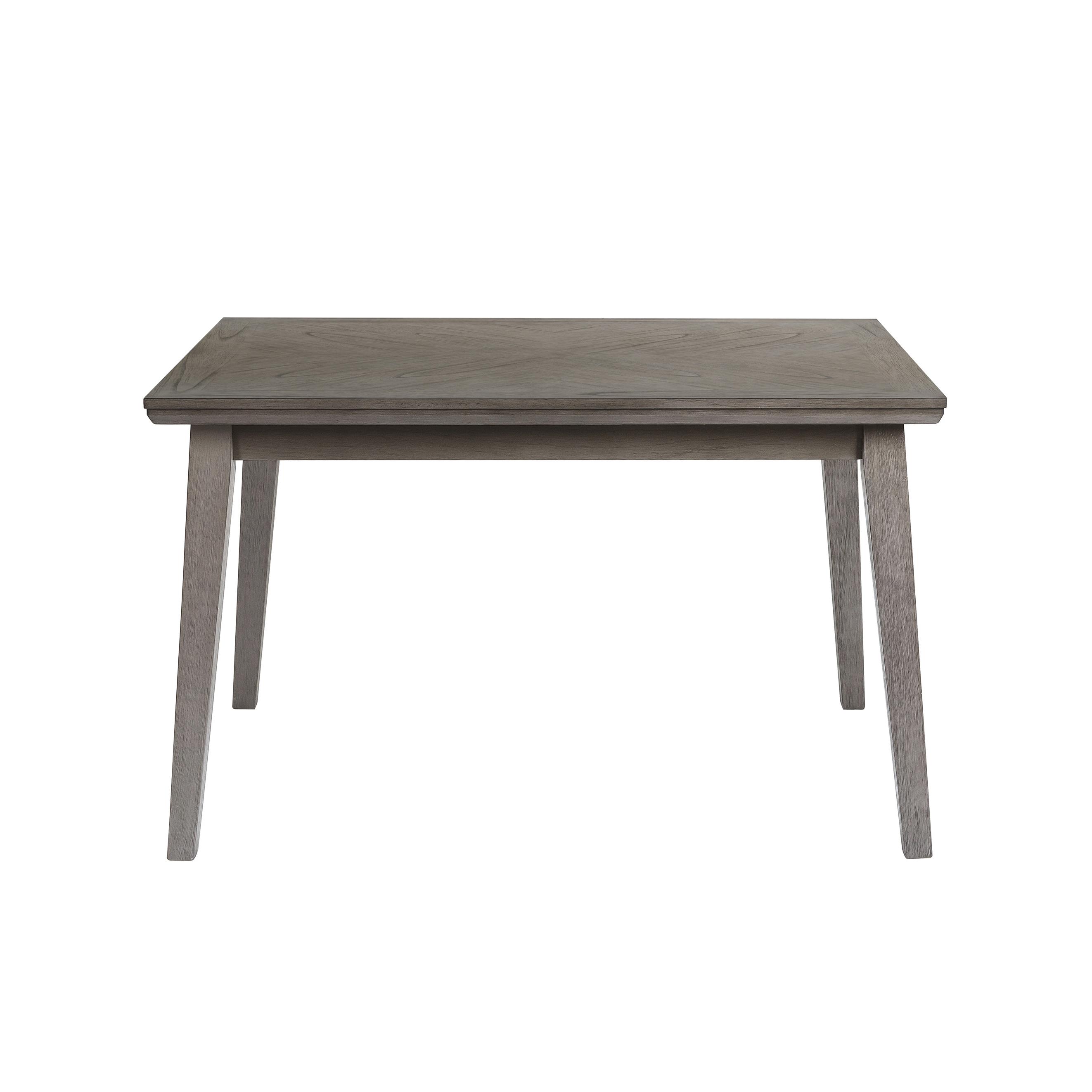 

    
Transitional Gray Wood Dining Table Homelegance 5163-48 University
