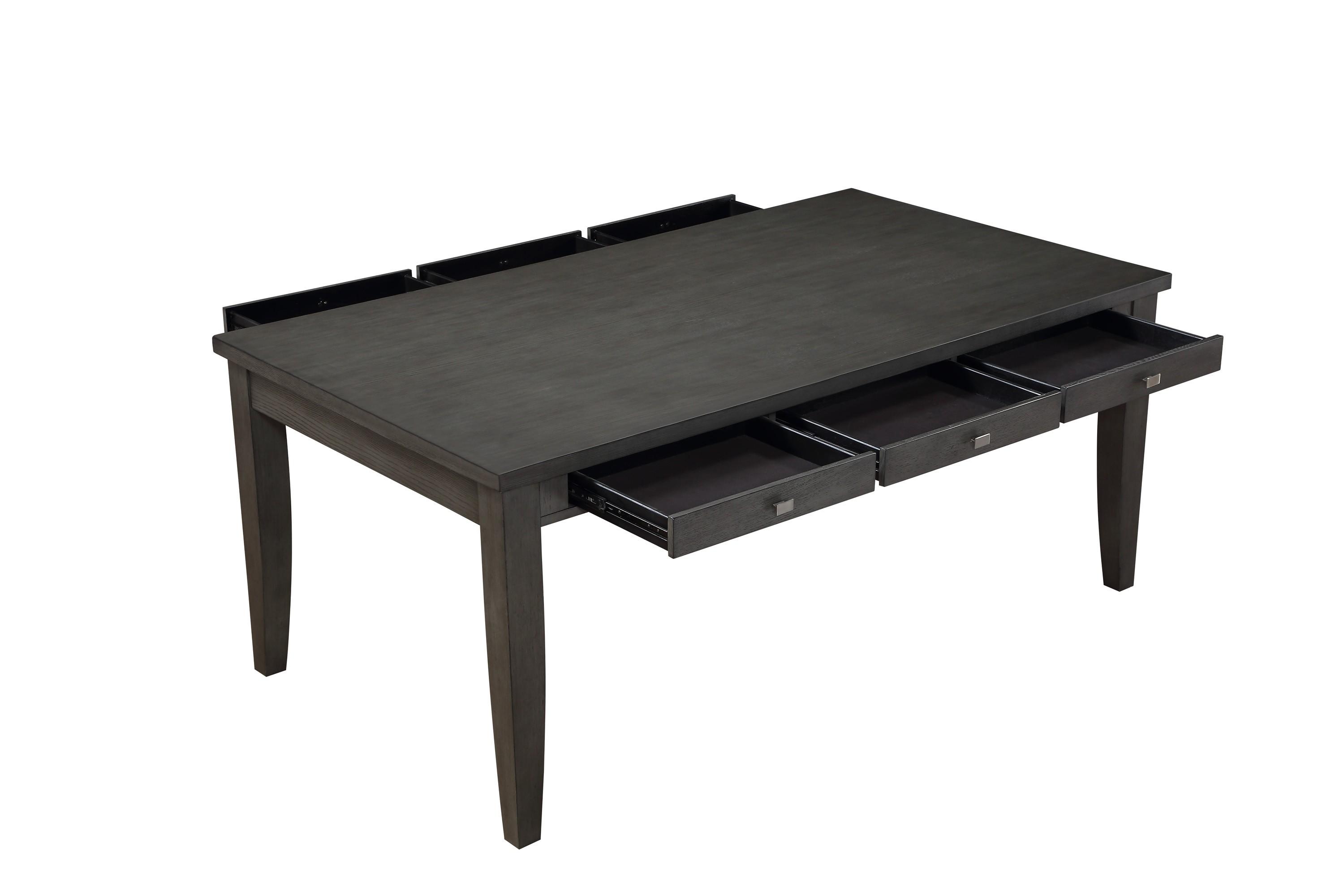 

    
Transitional Gray Wood Dining Table Homelegance 5674-72 Baresford
