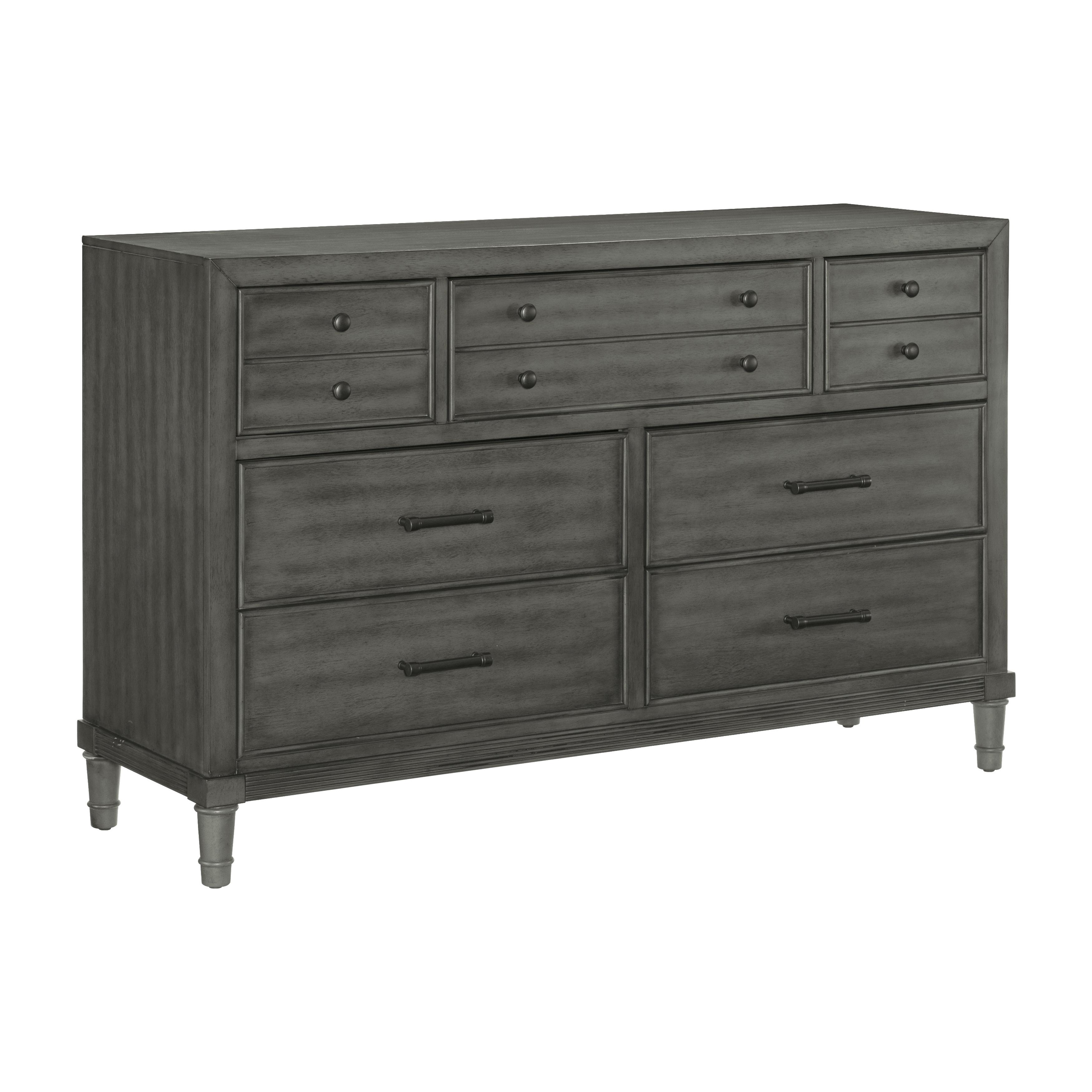 

    
Transitional Gray Wood Dresser Homelegance 1573-5 Wittenberry
