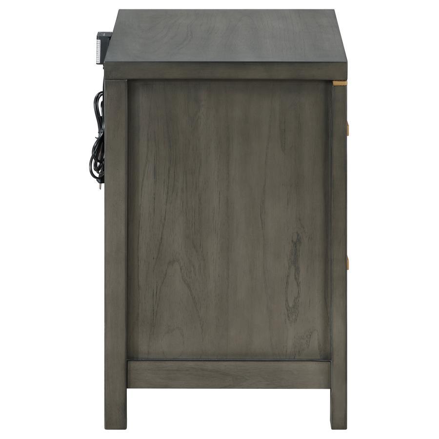 

                    
Buy Transitional Gray Wood King Panel Bedroom Set 3PCS Coaster Kieran 224741KE
