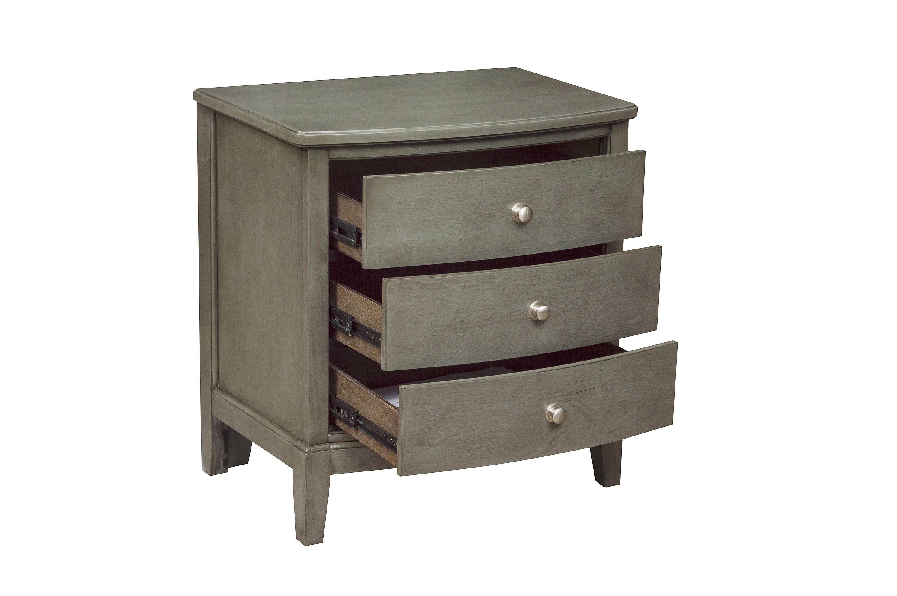 

    
Homelegance 1730GY-4 Cotterill Nightstand Gray 1730GY-4
