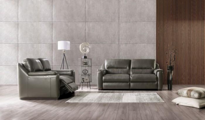 

                    
Furniture of America Altamura Power Reclining Loveseat FM90002GY-LV-PM-L Power Reclining Loveseat Gray Real Leather Purchase 
