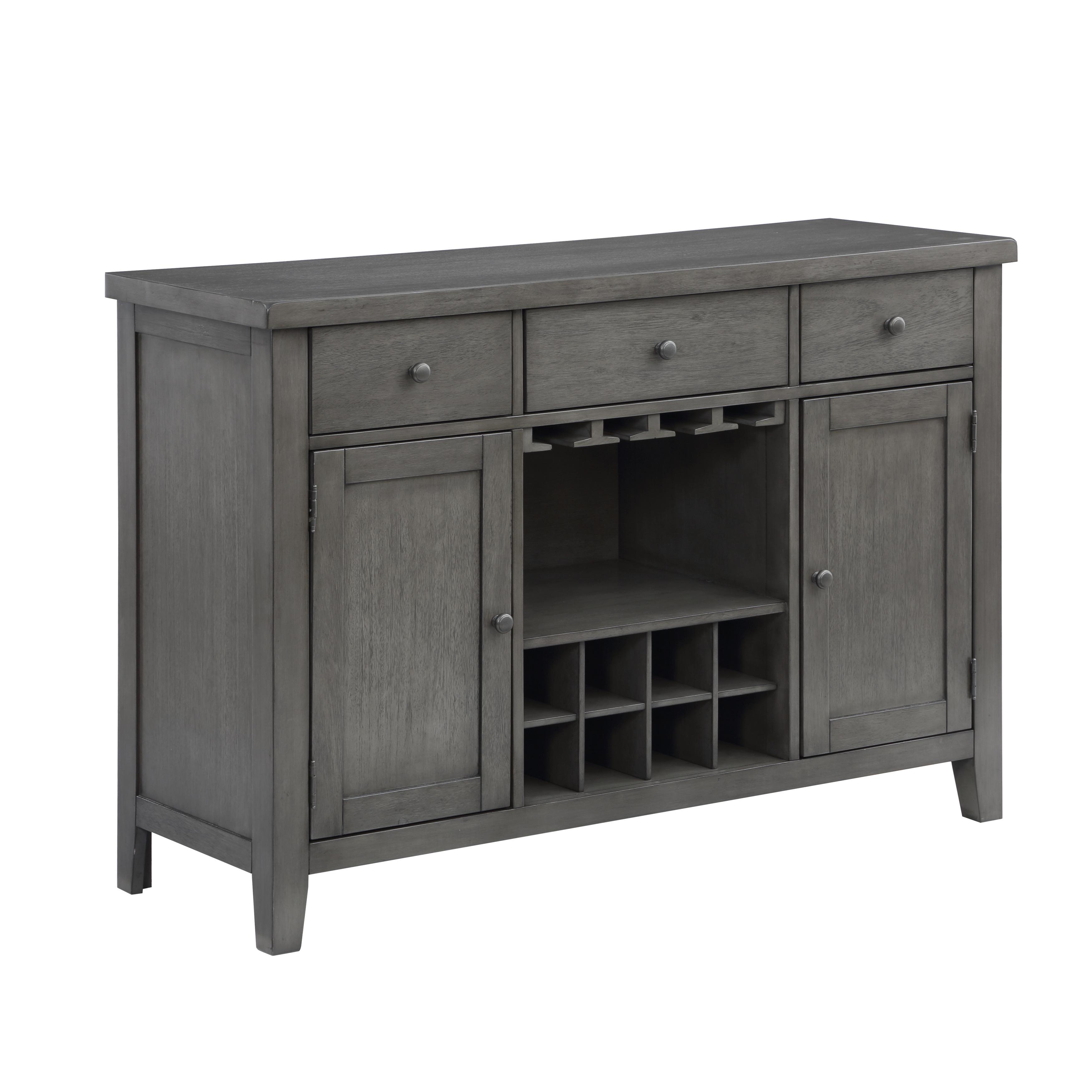 Transitional Server 5567GY-40 Nashua 5567GY-40 in Gray 
