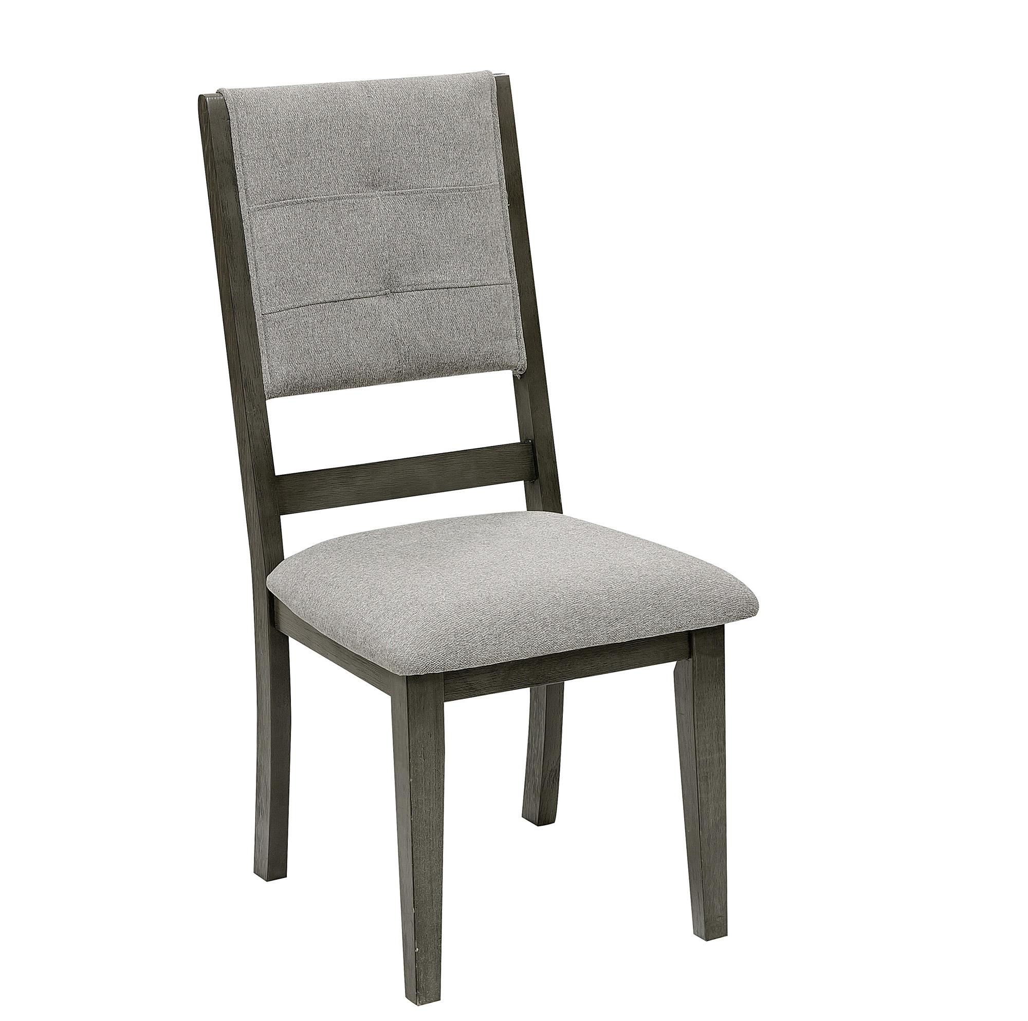 

    
Transitional Gray Wood Side Chair Set 2pcs Homelegance 5165GYS Nisky
