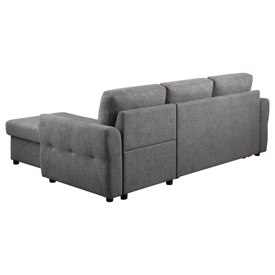 

    
Transitional Gray Wood Sleeper Sectional Sofa Coaster Andrea 511088

