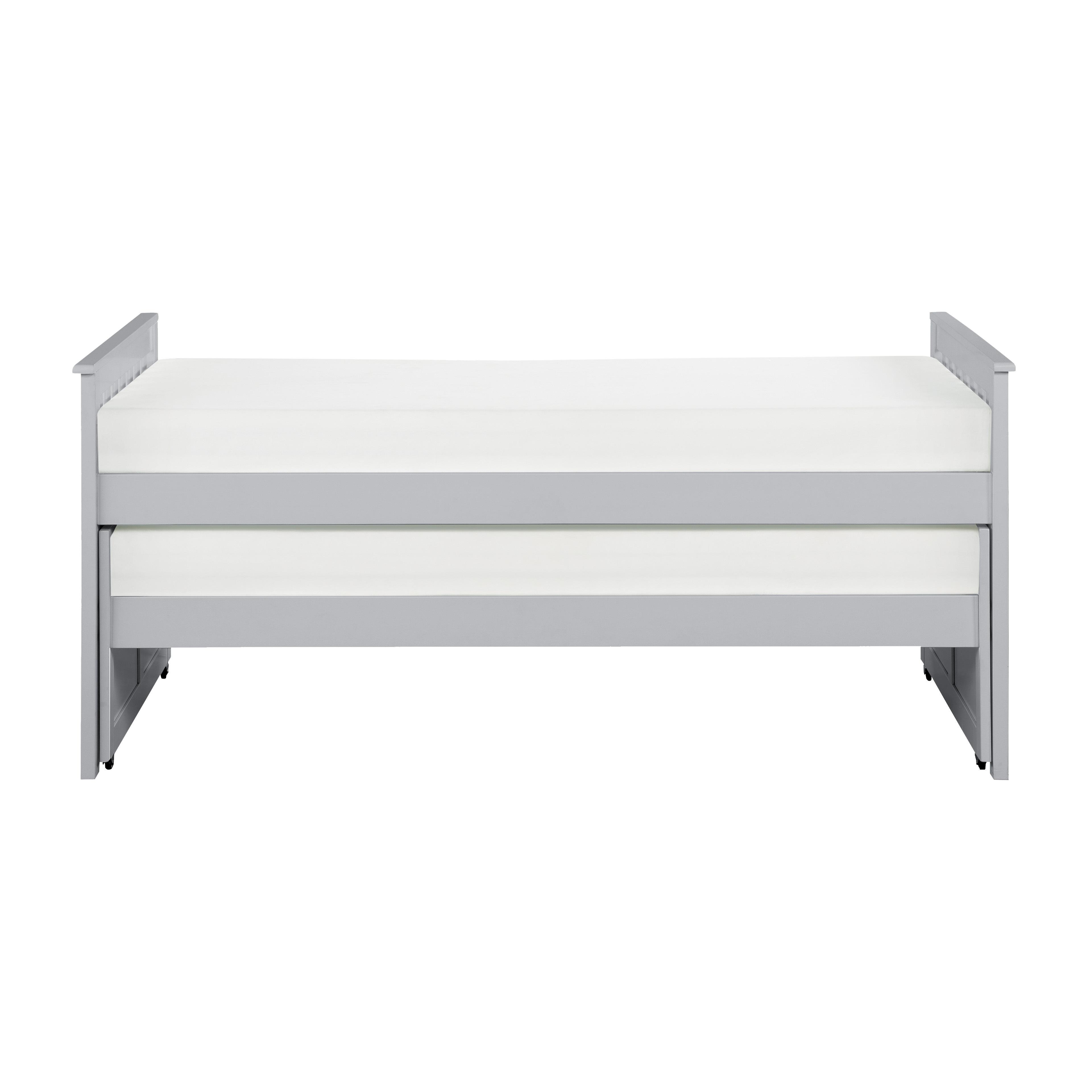 Transitional Twin/Twin Bed B2063RT-1* Orion B2063RT-1* in Gray 