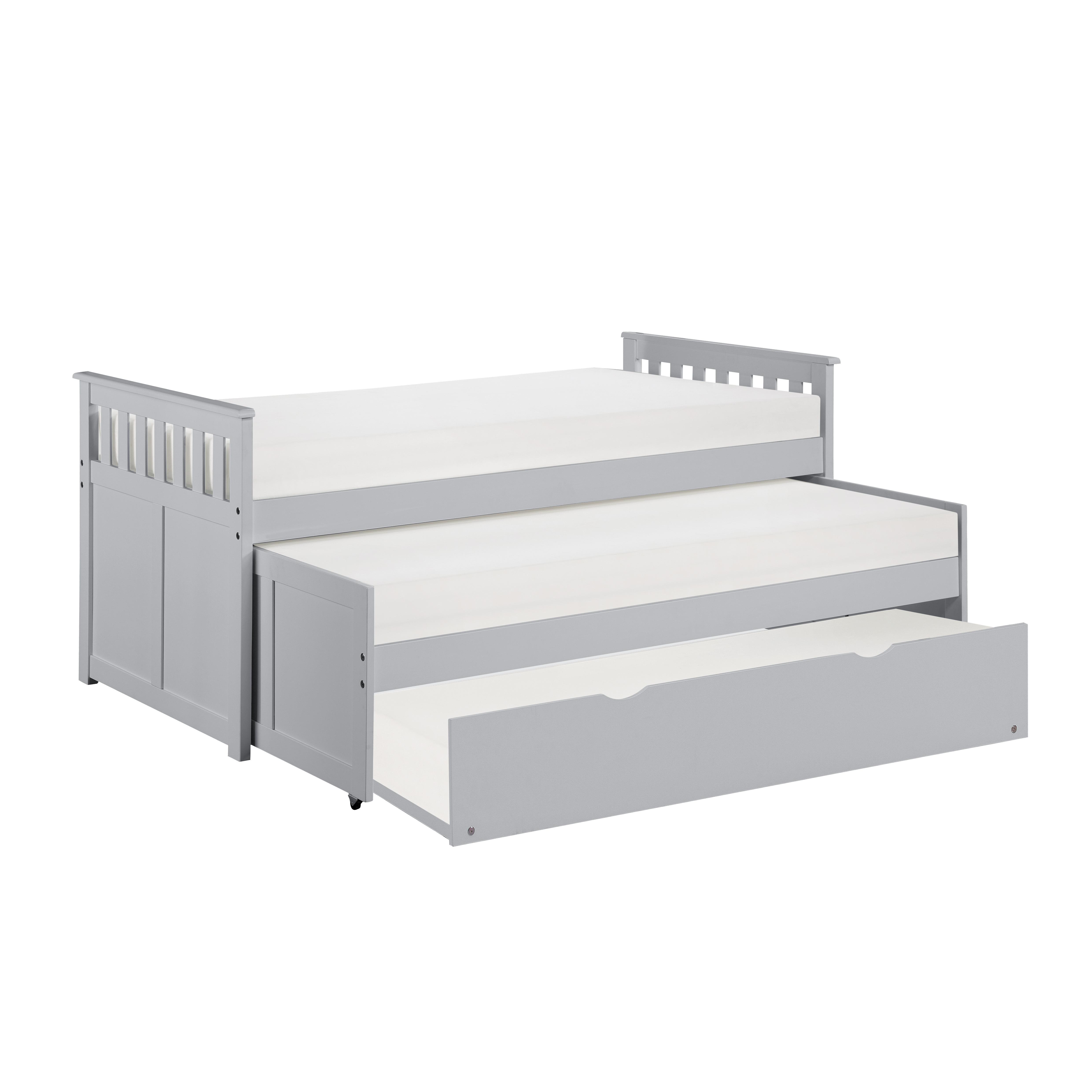 

    
Homelegance B2063RT-1R* Orion Twin/Twin Bed w/Trundle Gray B2063RT-1R*
