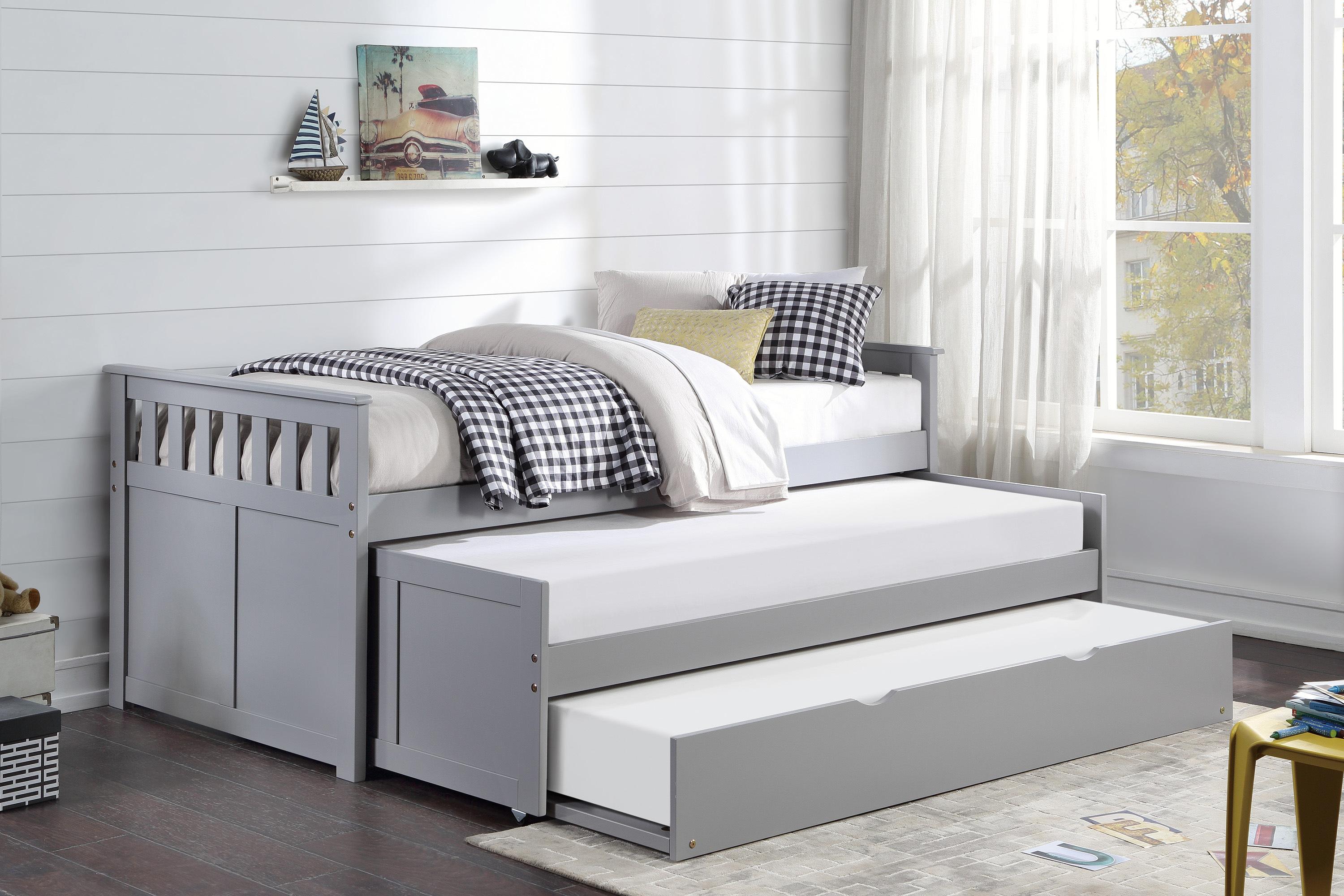 

    
B2063RT-1R* Homelegance Twin/Twin Bed w/Trundle
