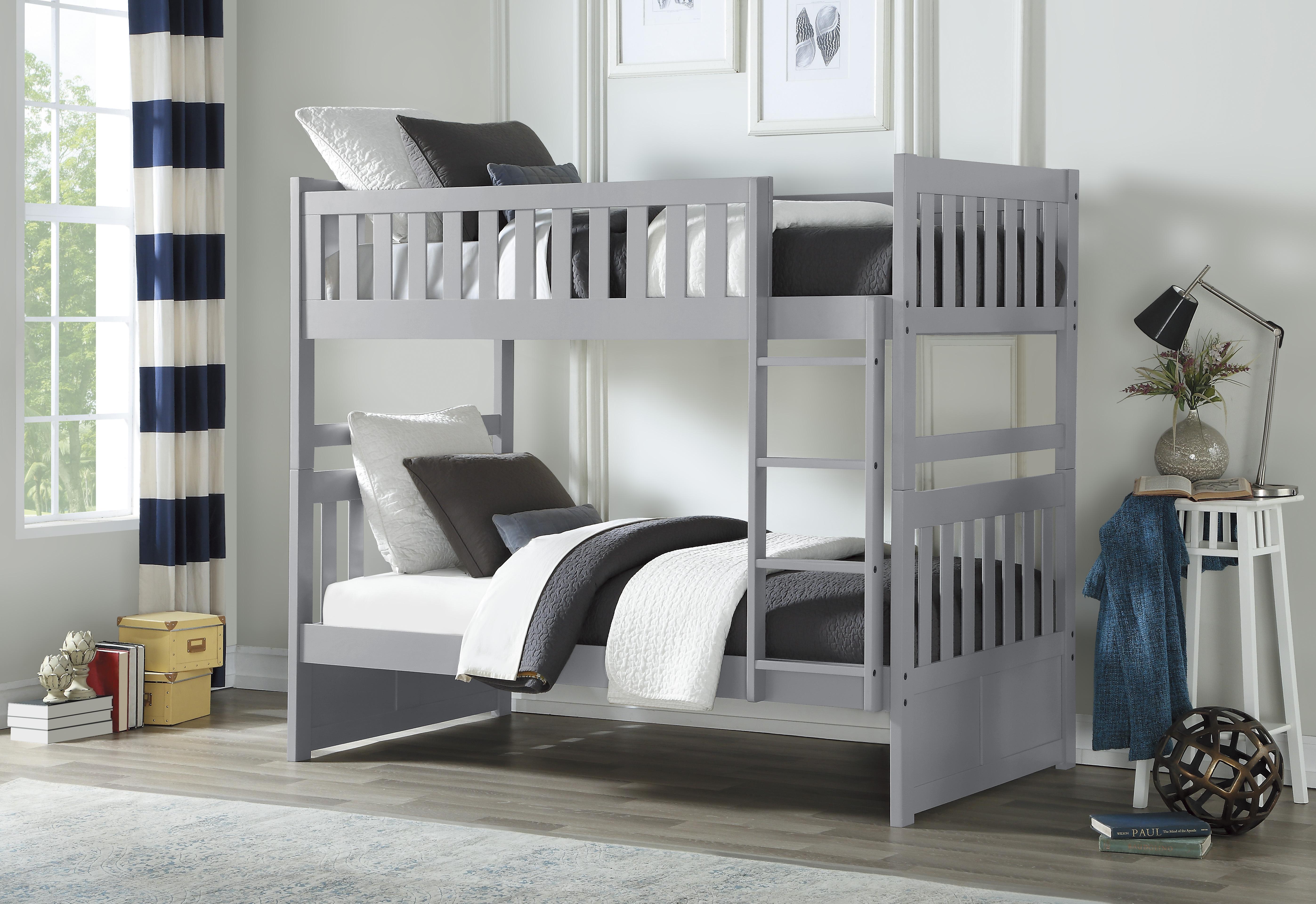 

    
Homelegance B2063-1* Orion Twin/Twin Bunk Bed Gray B2063-1*
