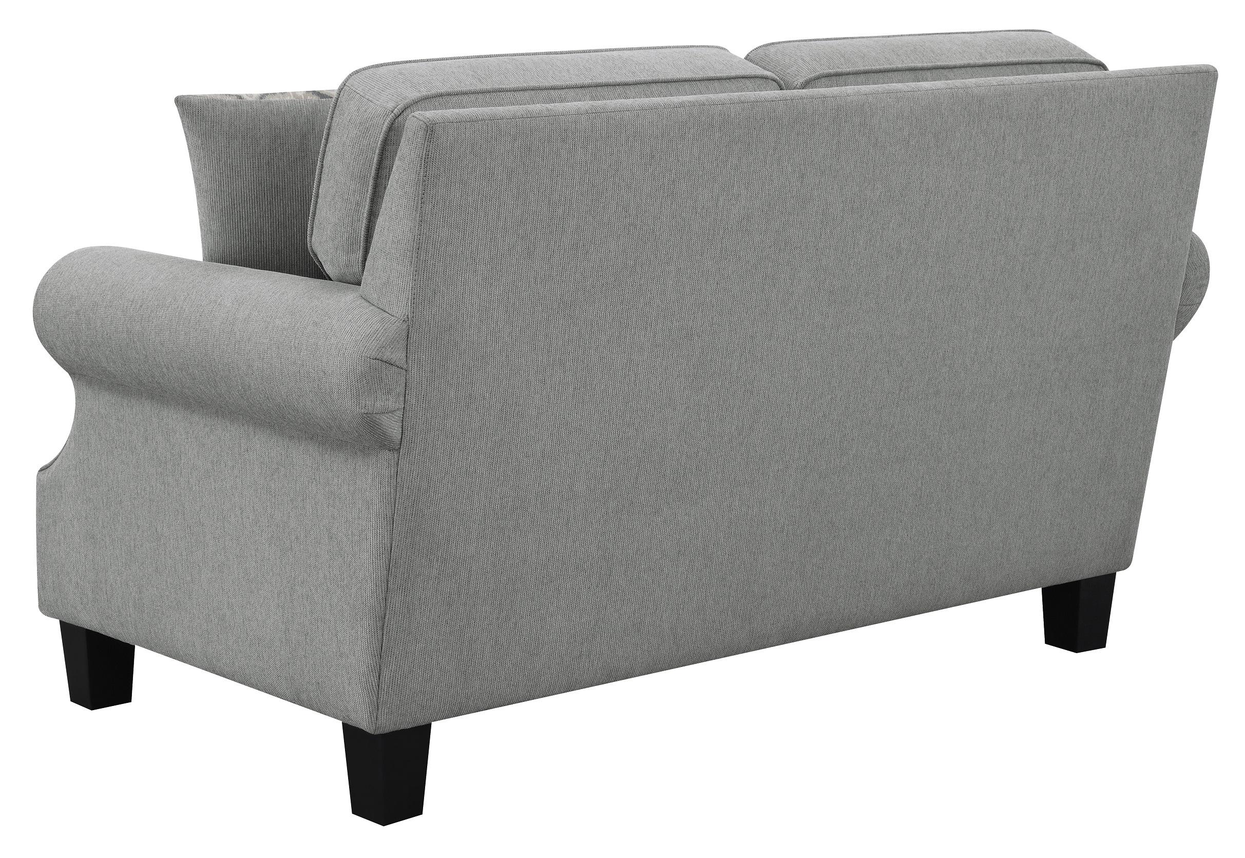 

    
 Order  Transitional Gray Woven Fabric Living Room Set 2pcs Coaster 506871-S2 Sheldon
