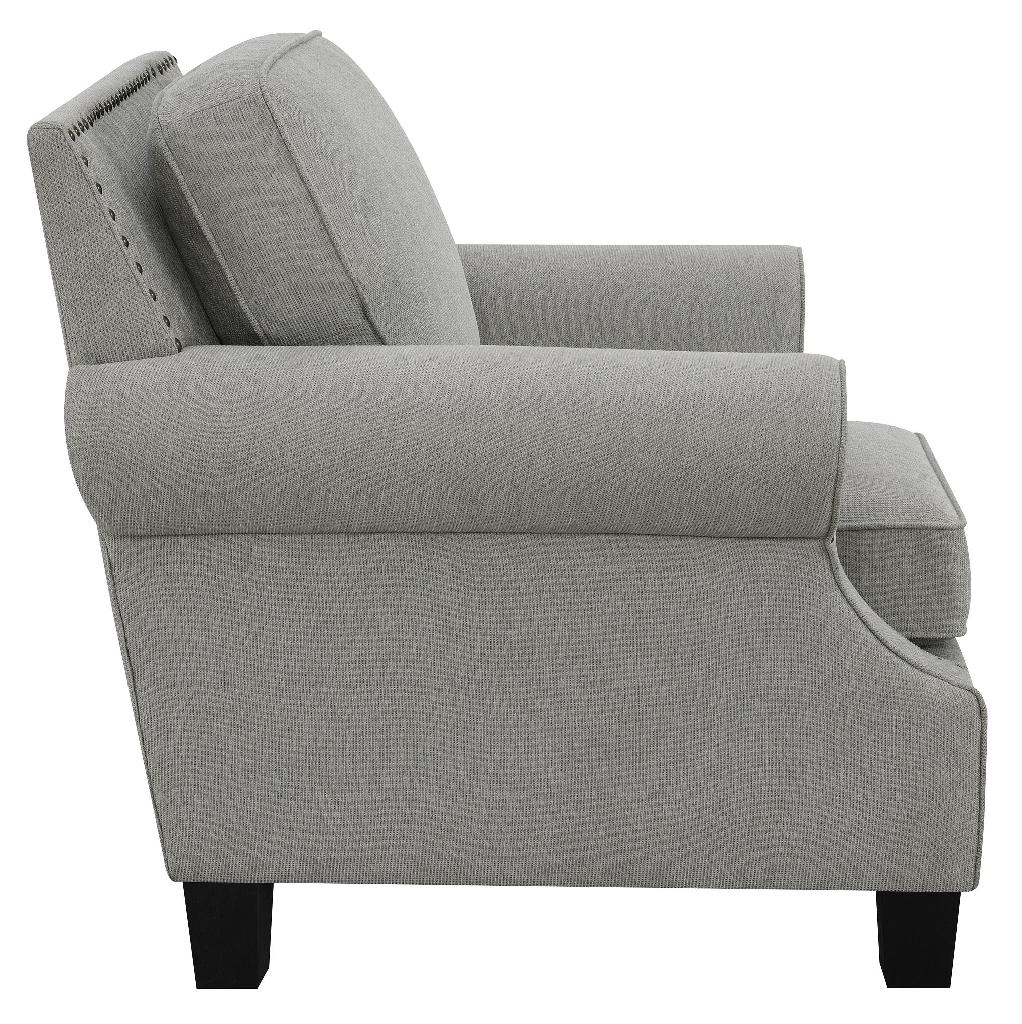 

    
Transitional Gray Woven Fabric Living Room Set 3pcs Coaster 506871-S3 Sheldon
