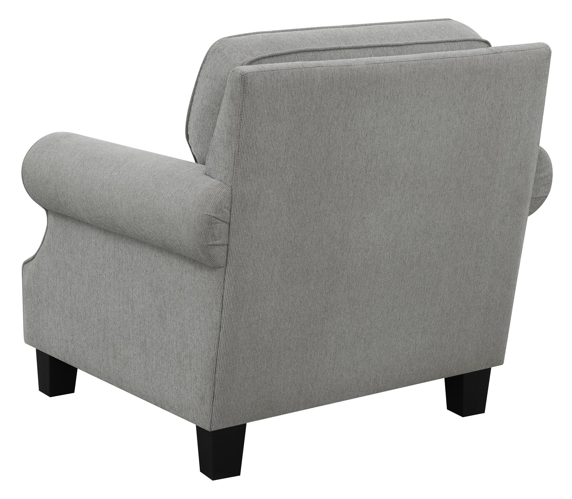 

                    
Coaster 506873 Sheldon Arm Chair Gray Woven Fabric Purchase 
